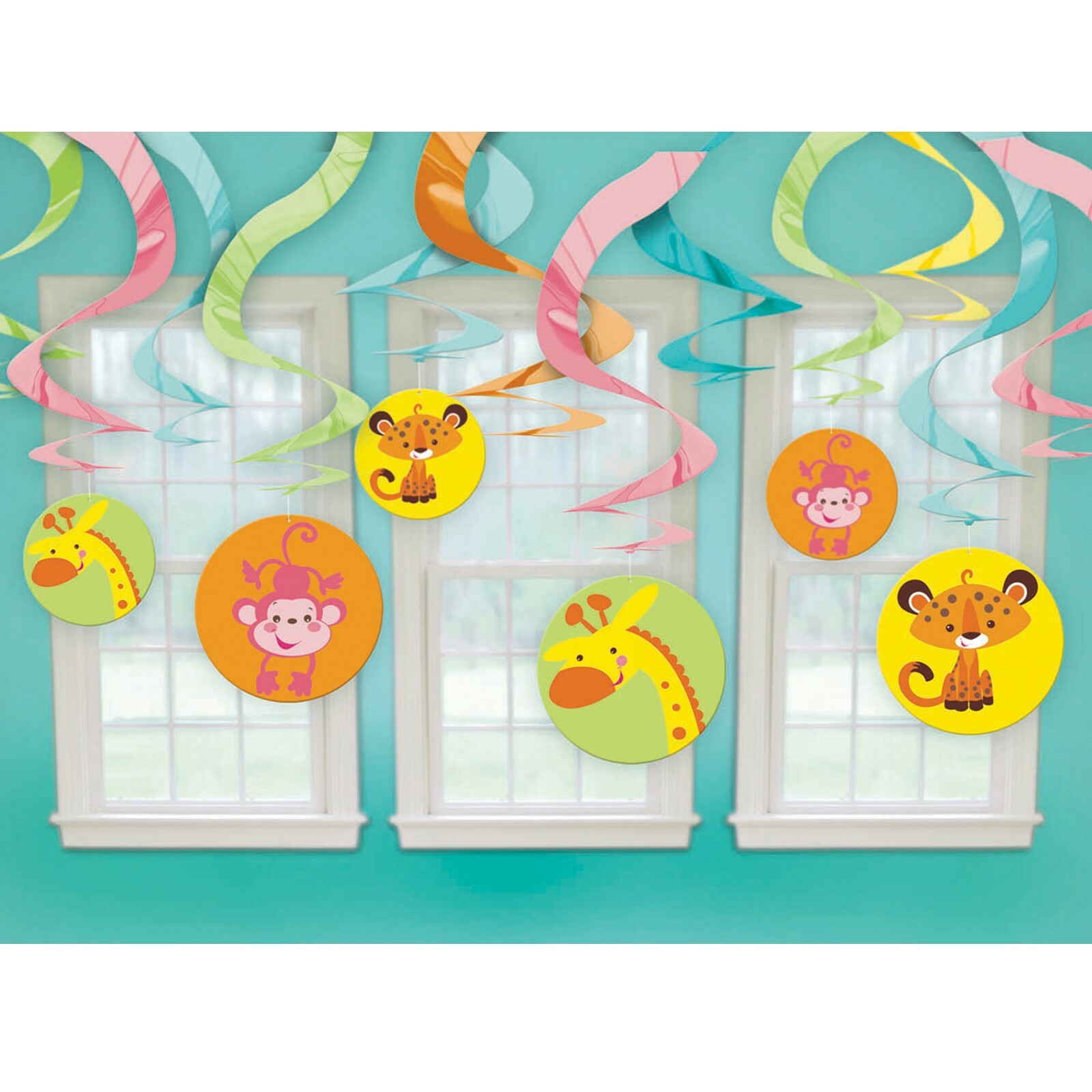 Fisher Price Baby Swirl Decorations (Pack of 12)