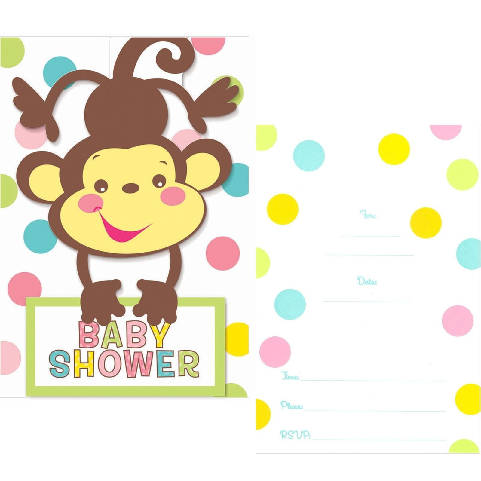 Fisher Price Baby Shower Invitations (Pack of 8)