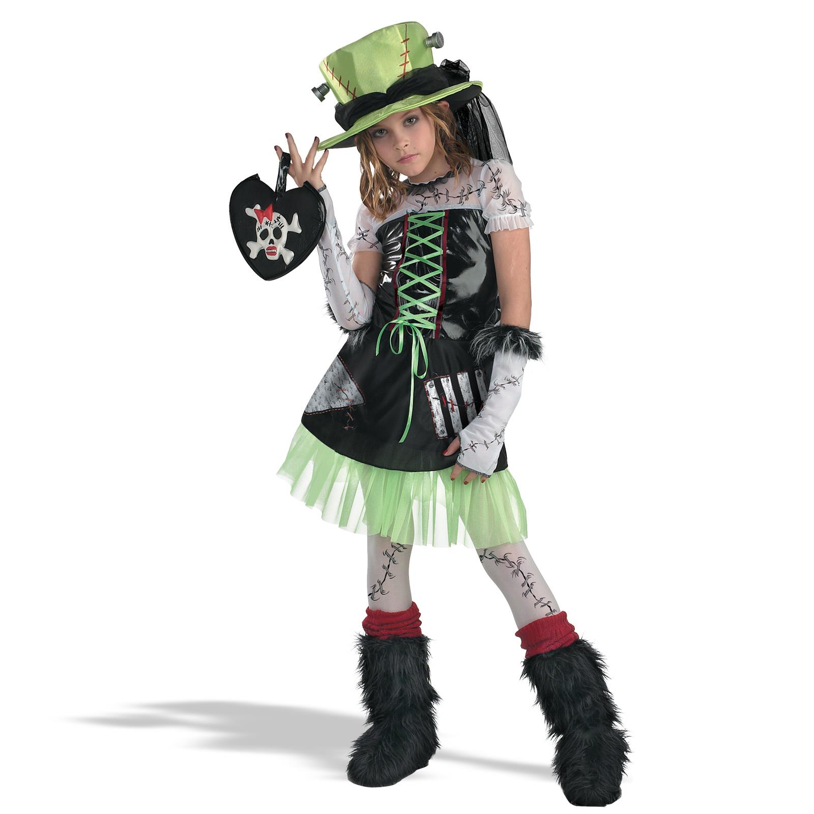 Monster Bride Green Child Costume Large