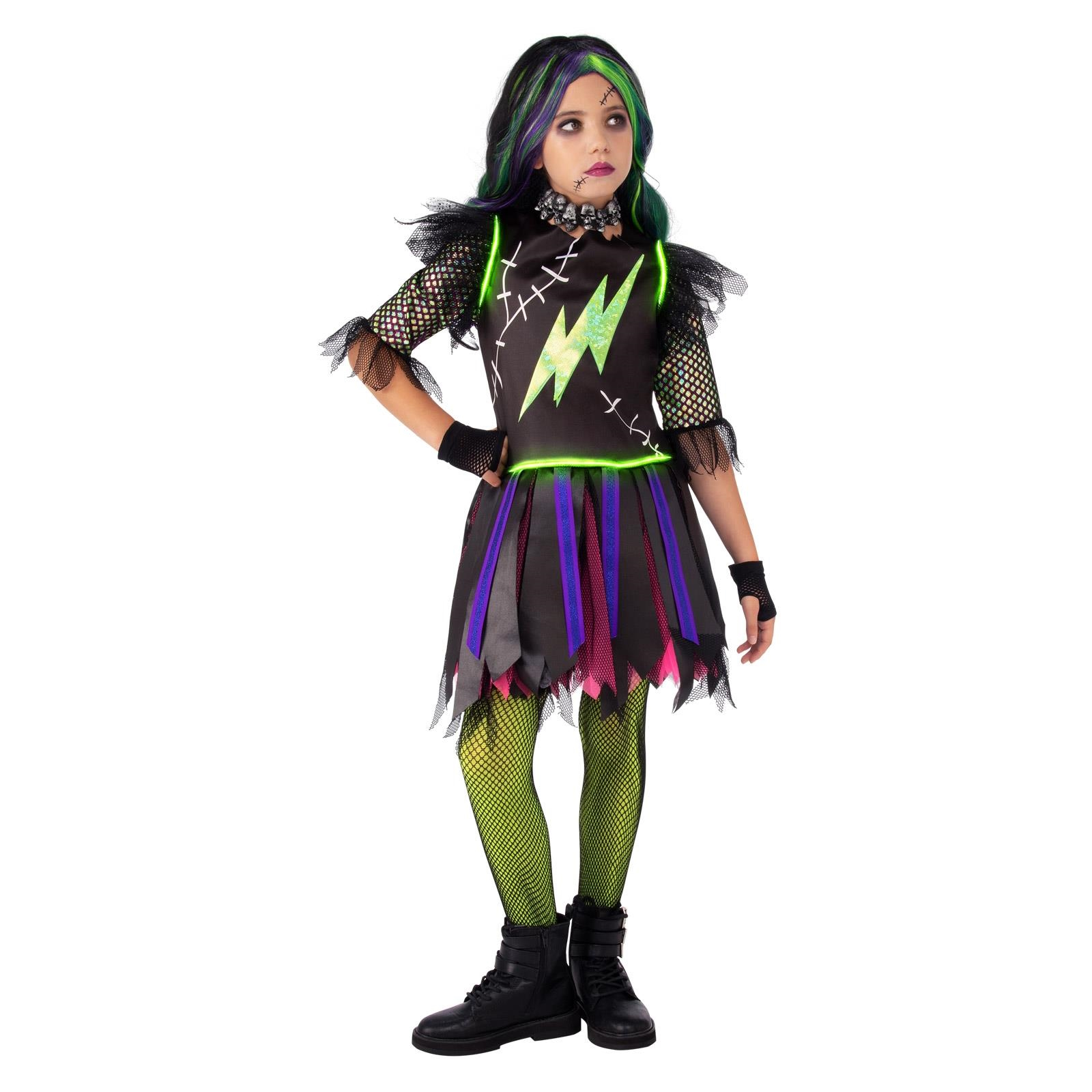 Frankie Girl Light Up Child Costume (8-10 Years)