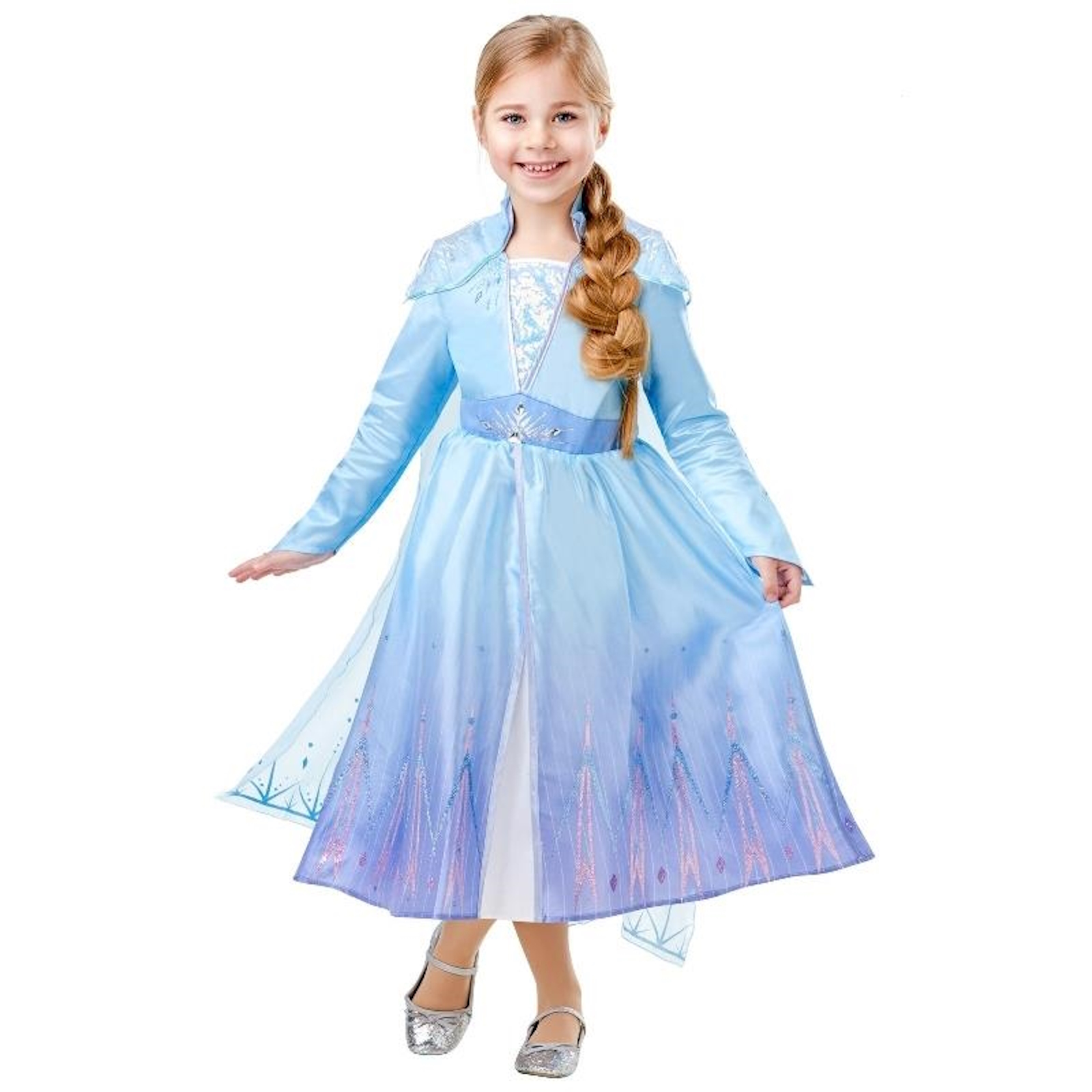 Frozen 2 Elsa Deluxe Travelling Child Costume 3-5