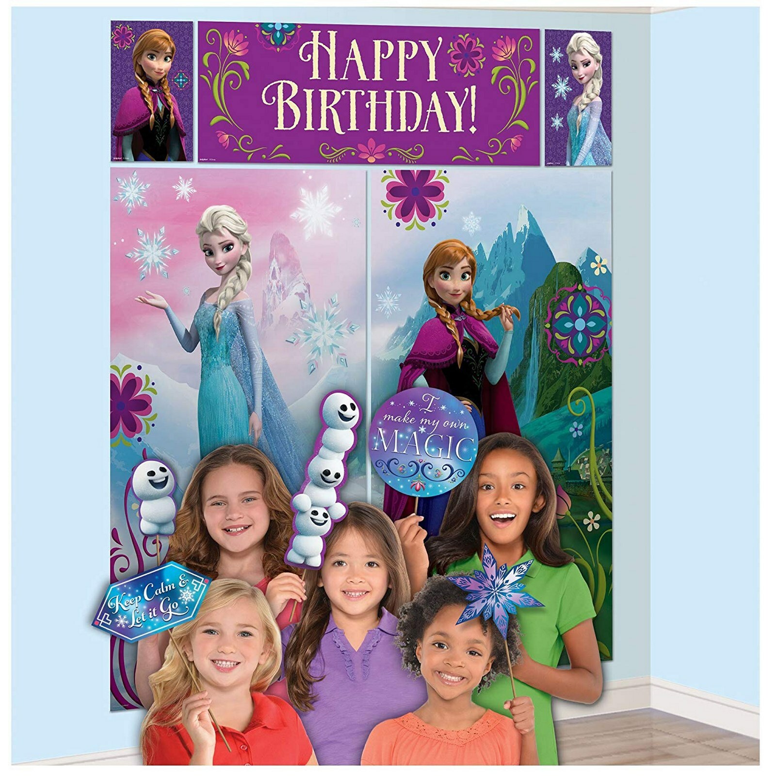 Frozen Scene Setter with Photo Props