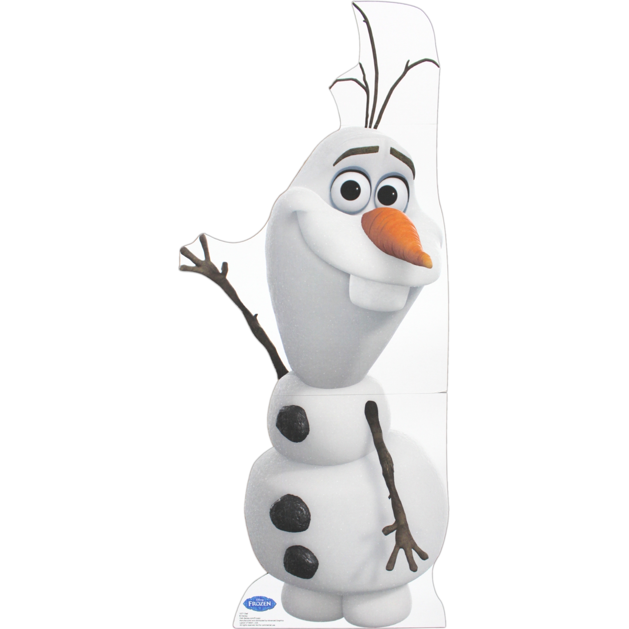 Frozen's Olaf Stand Up Photo Prop
