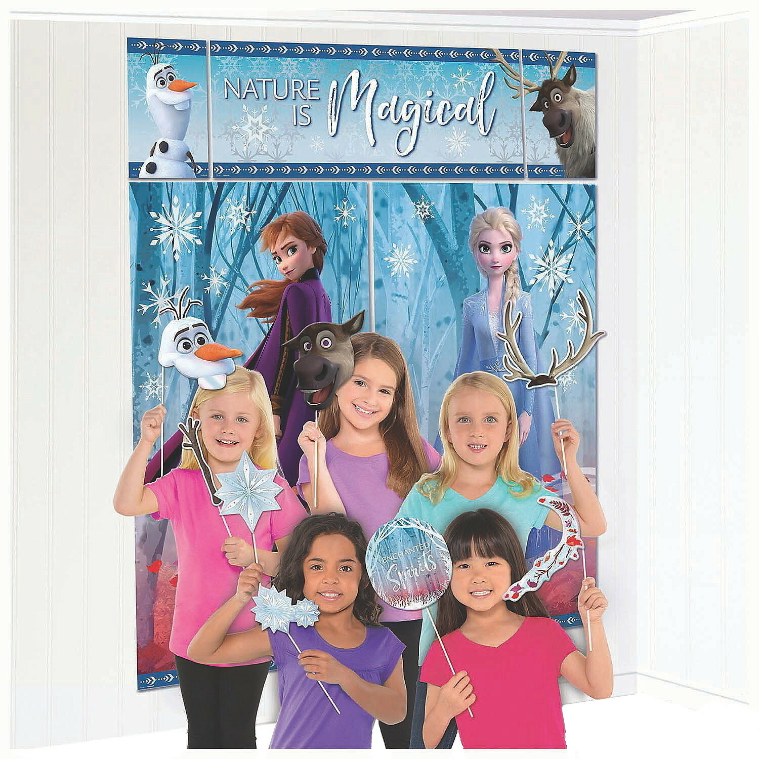 Frozen 2 Scene Setter with Photo Props