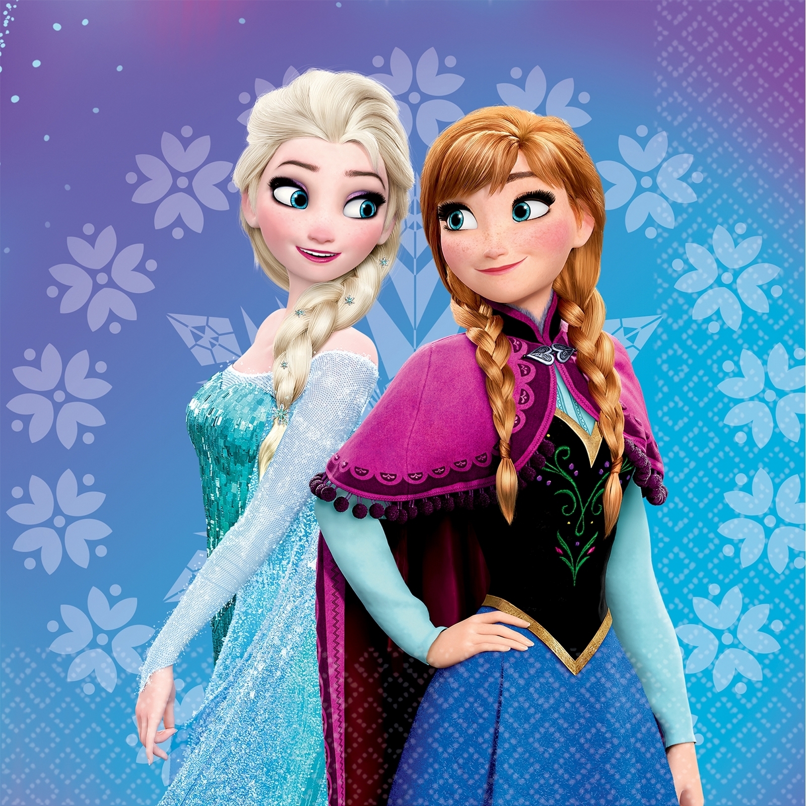 Frozen Magic Large Napkins / Serviettes (Pack of 16)
