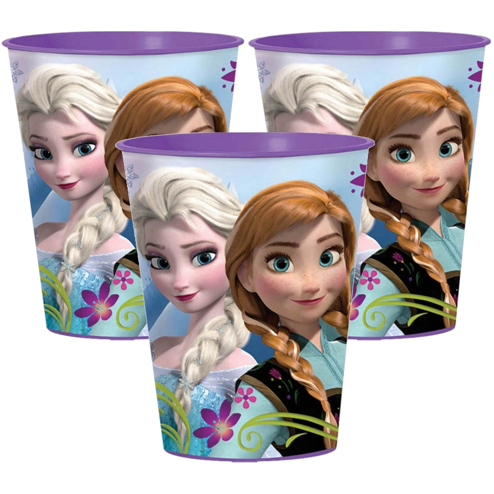 Frozen Large Plastic Cups (Pack of 3)