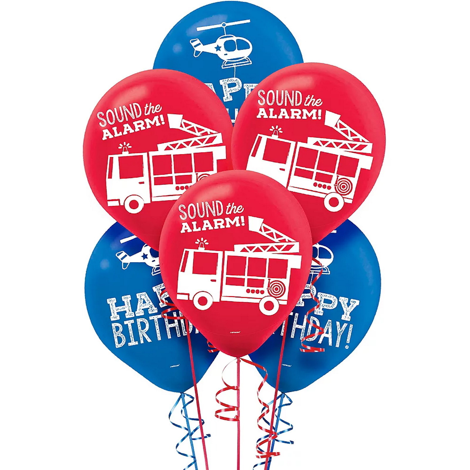 First Responders Balloons (Pack of 6)