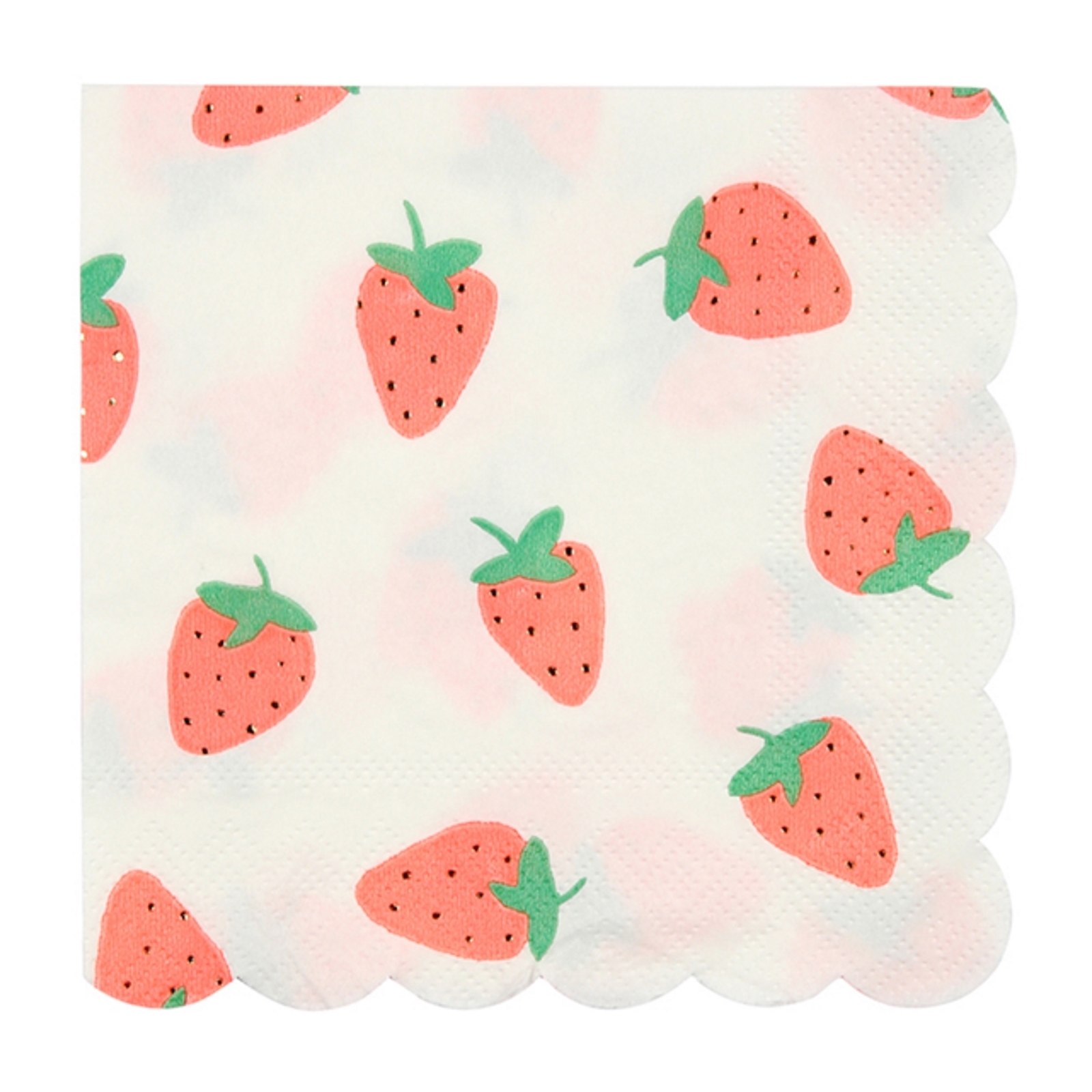 Meri Meri Strawberry Small Napkins (Pack of 16)