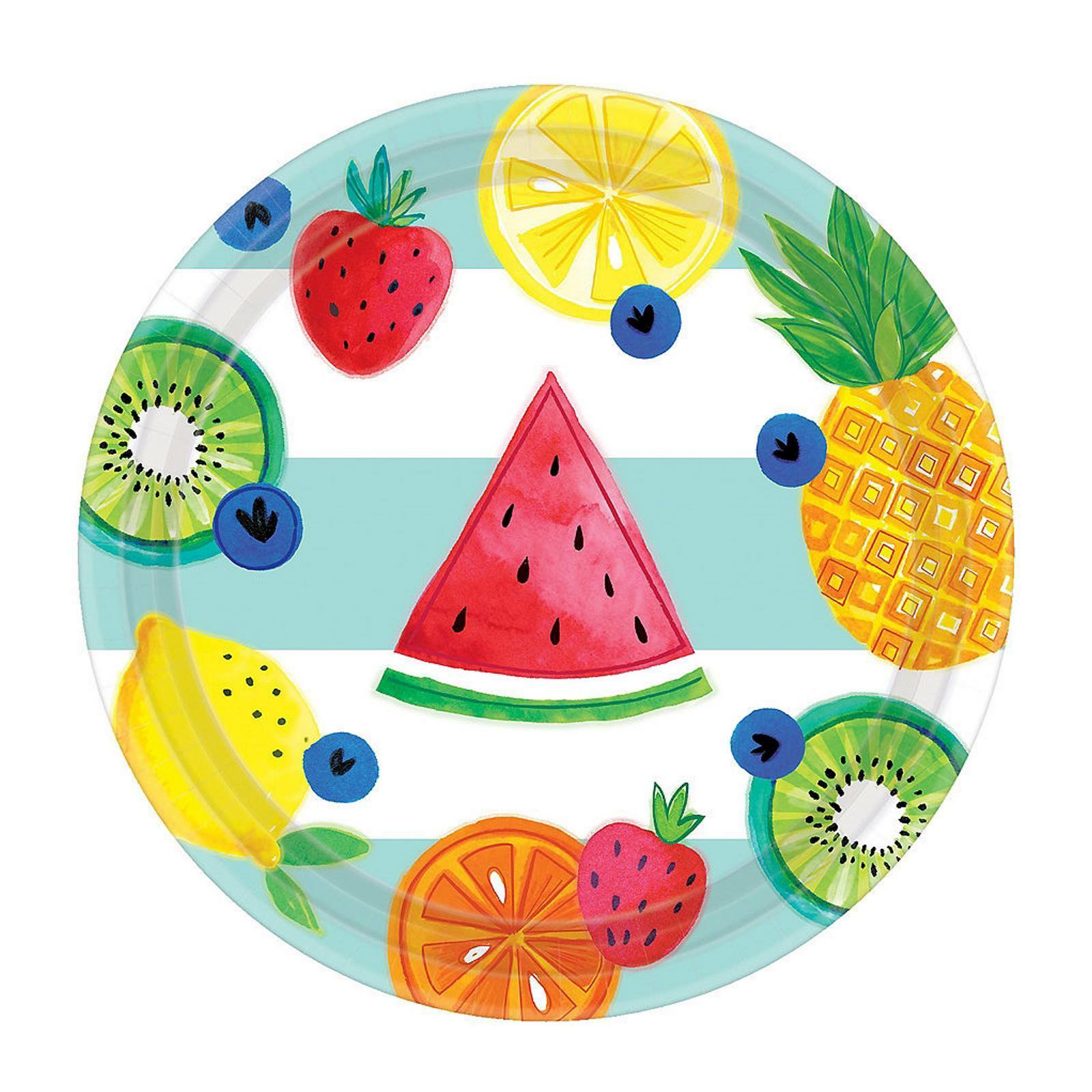 Hello Summer Small Paper Plates (Pack of 8)