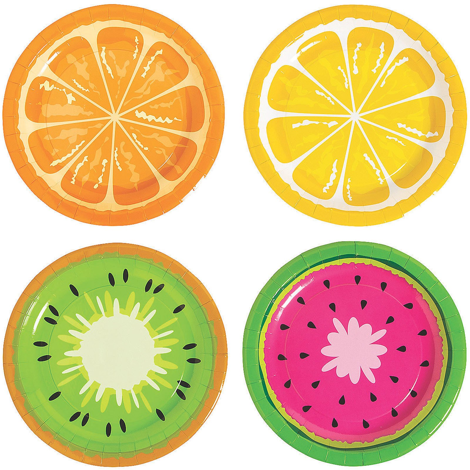 Tutti Frutti Small Paper Plates (Pack of 8)