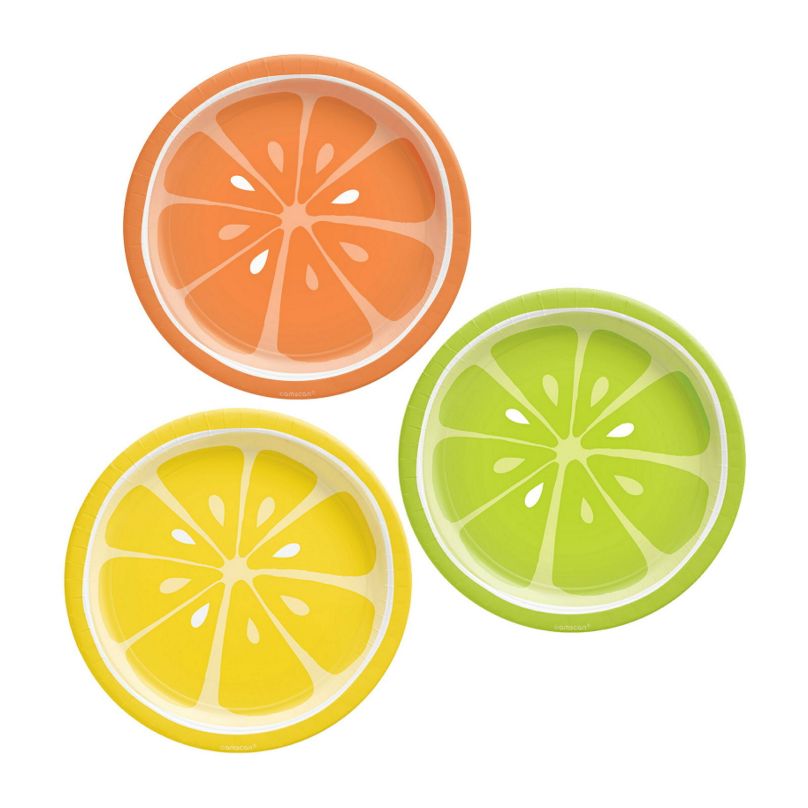 Tutti Frutti Assorted Small Paper Plates (Pack of 8)
