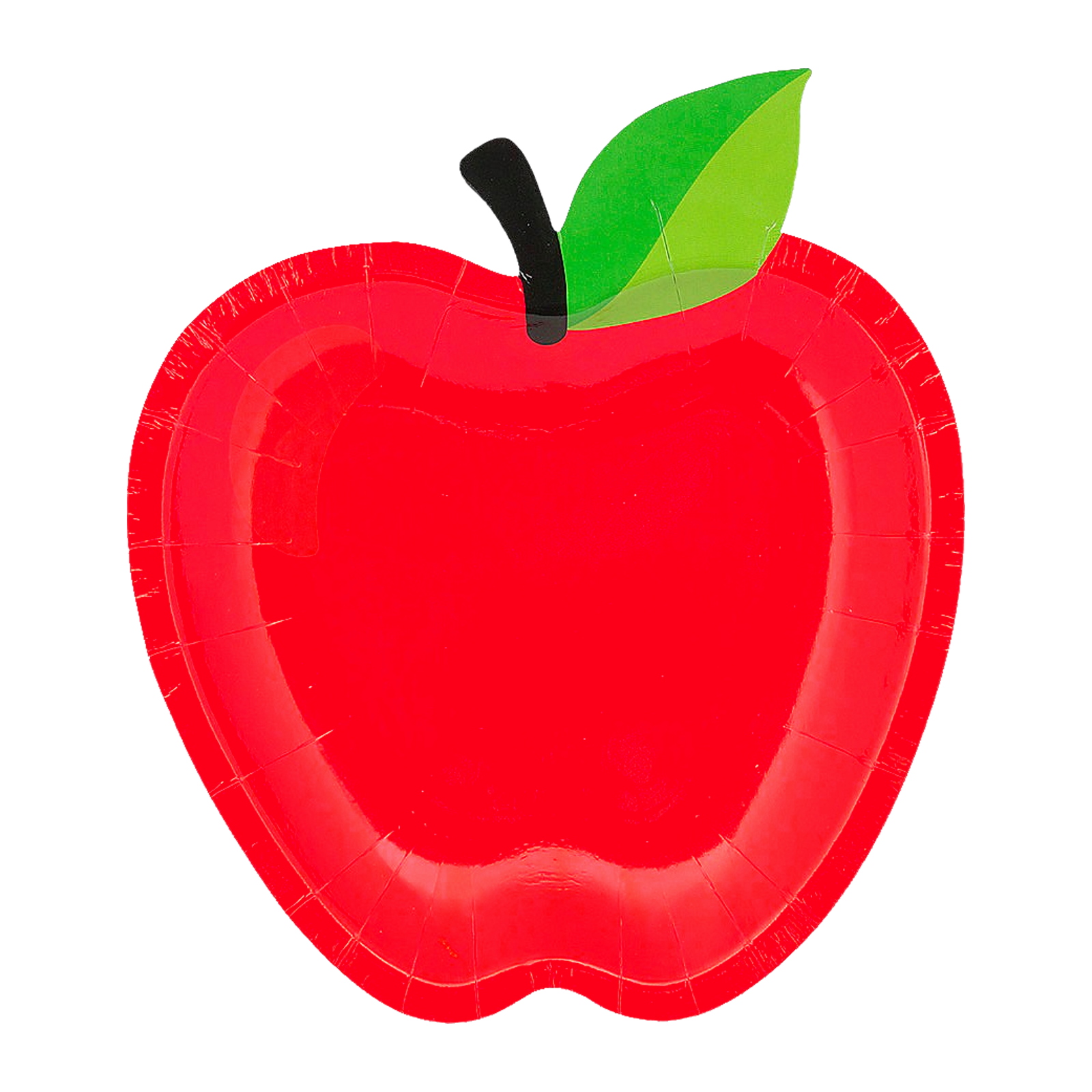 Apple Shaped Small Paper Plates (Pack of 8)