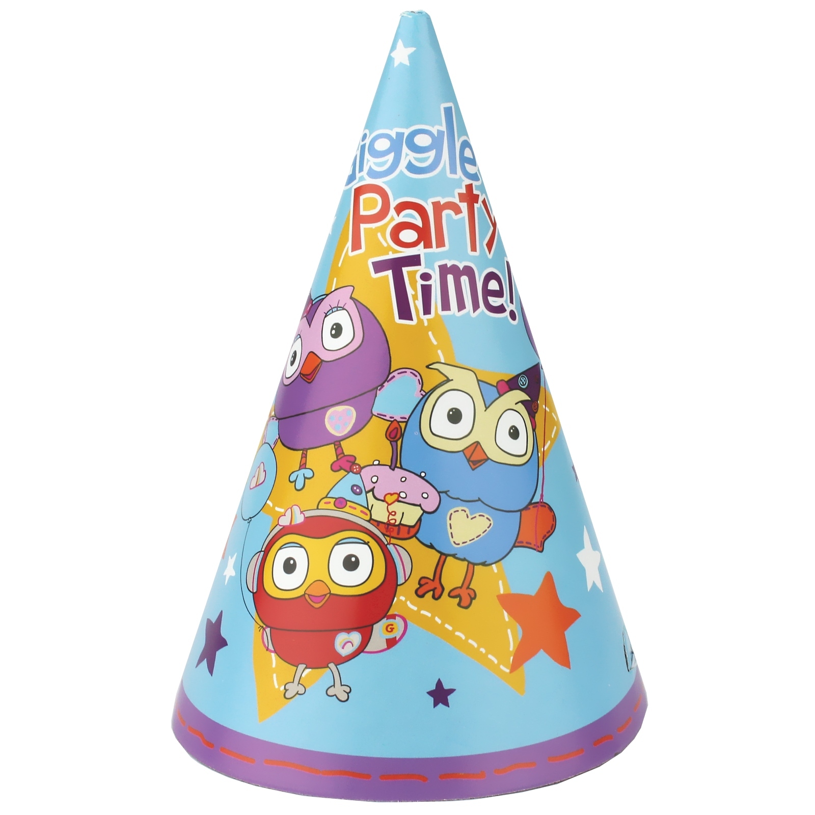 Giggle and Hoot Party Hats (Pack of 8)