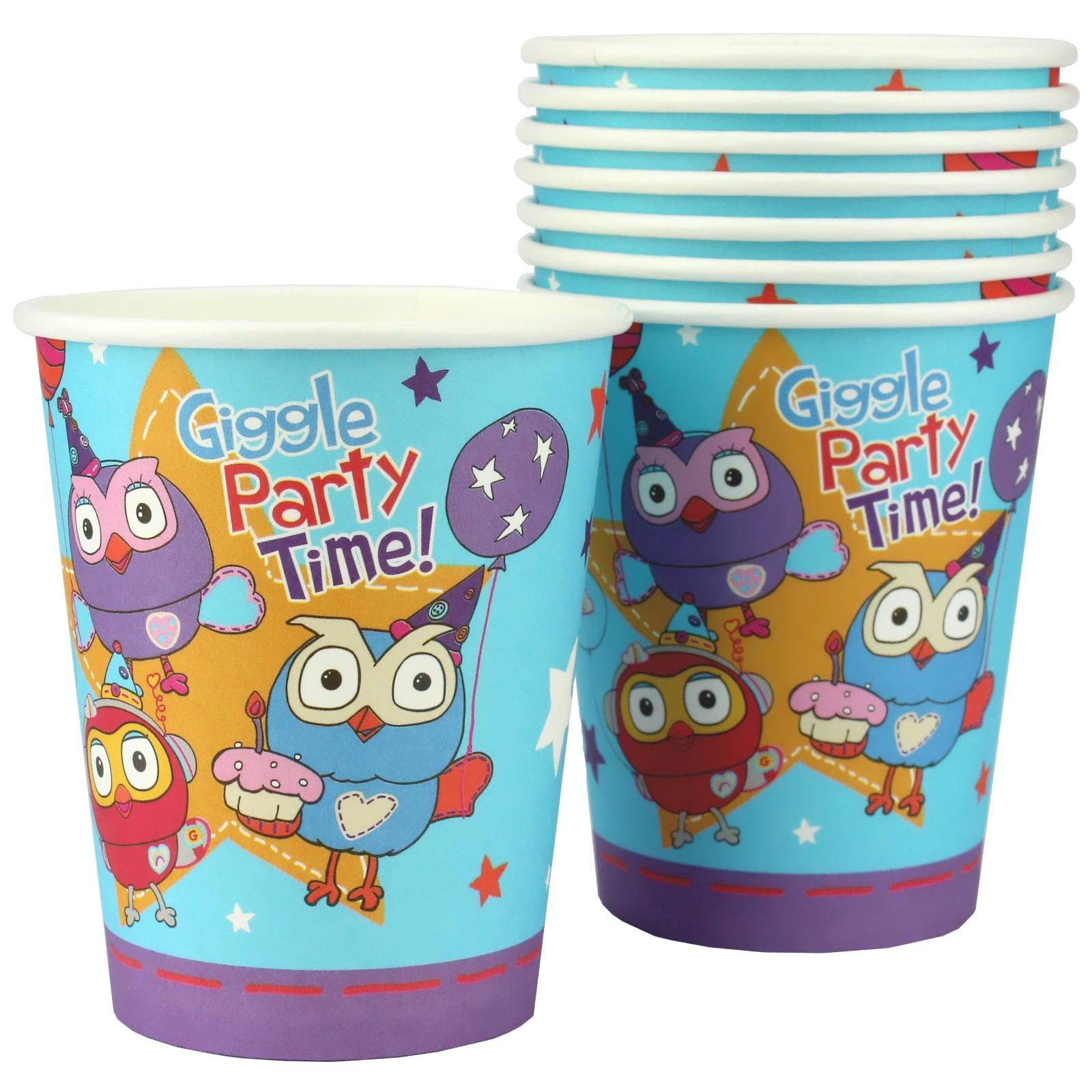 Giggle and Hoot Paper Cups (Pack of 8)