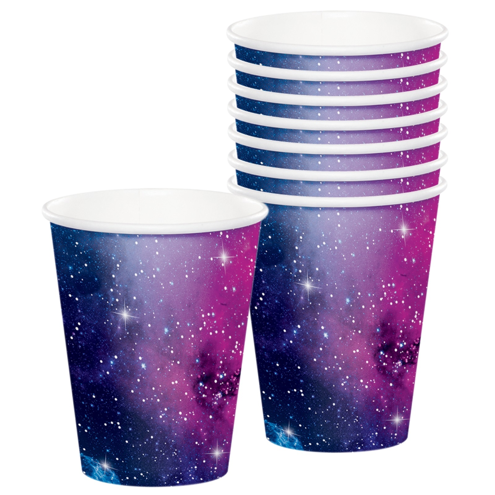 Galaxy Party Paper Cups (Pack of 8)