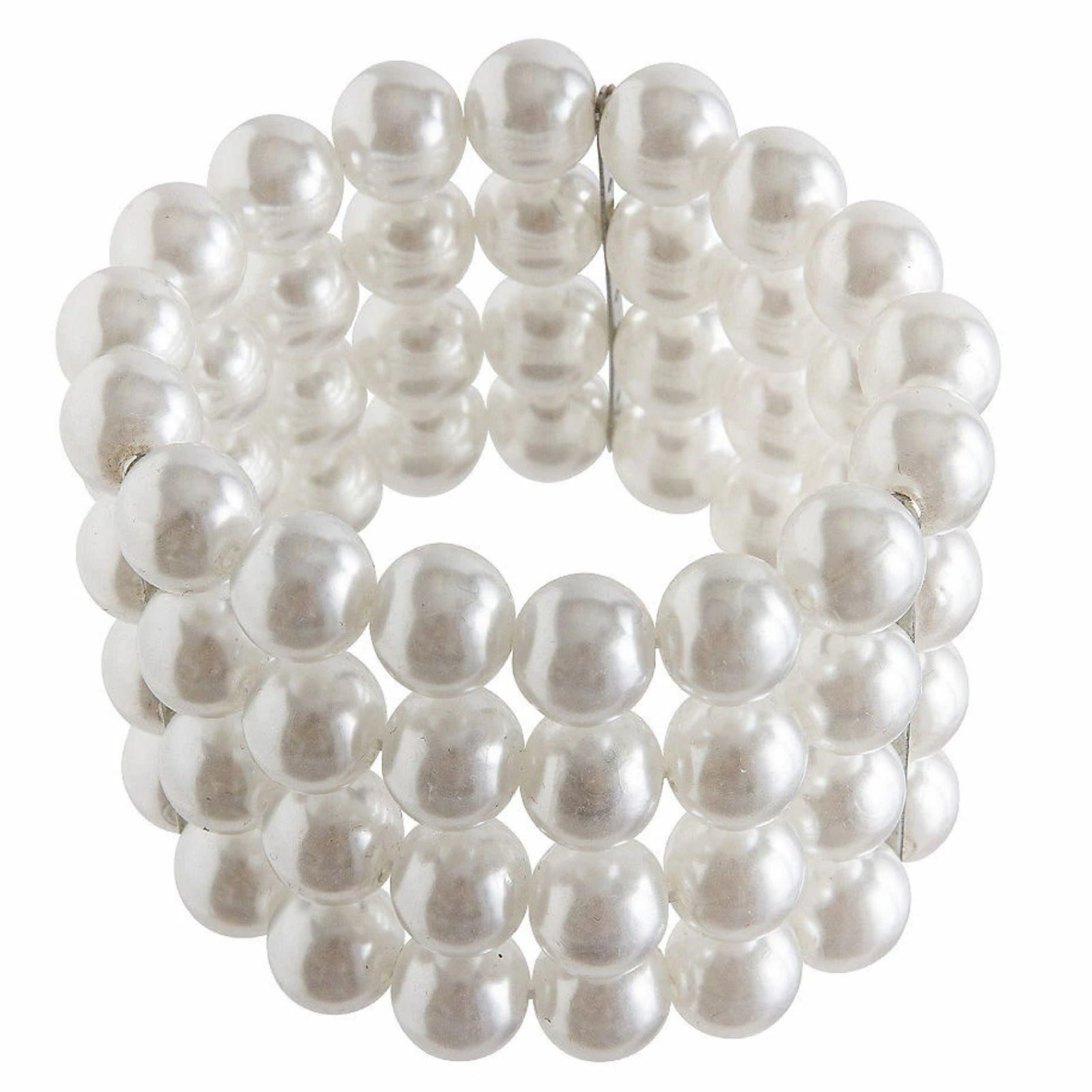 Multistrand Pearl Beaded Bracelet