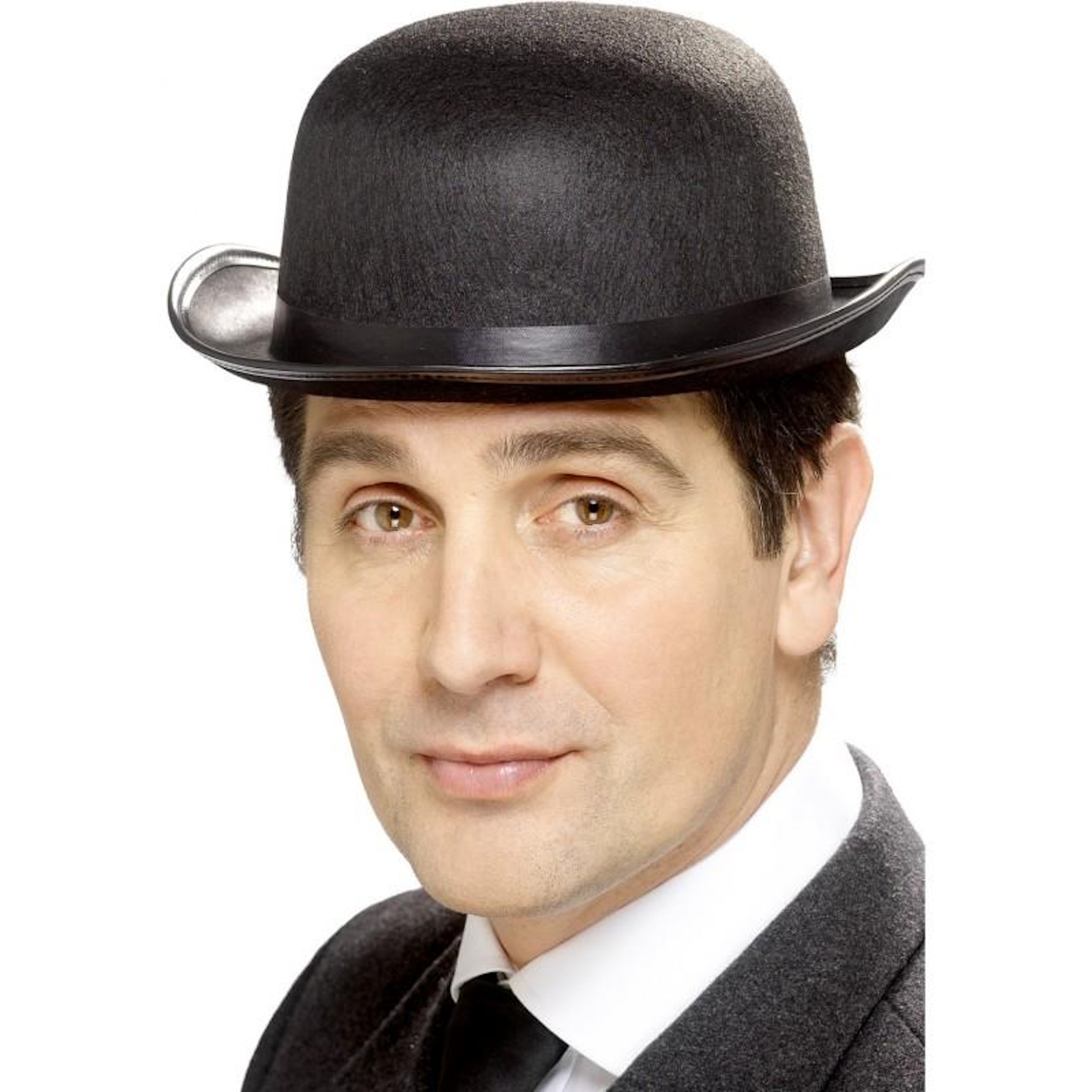 Black Bowler Adult Hat
