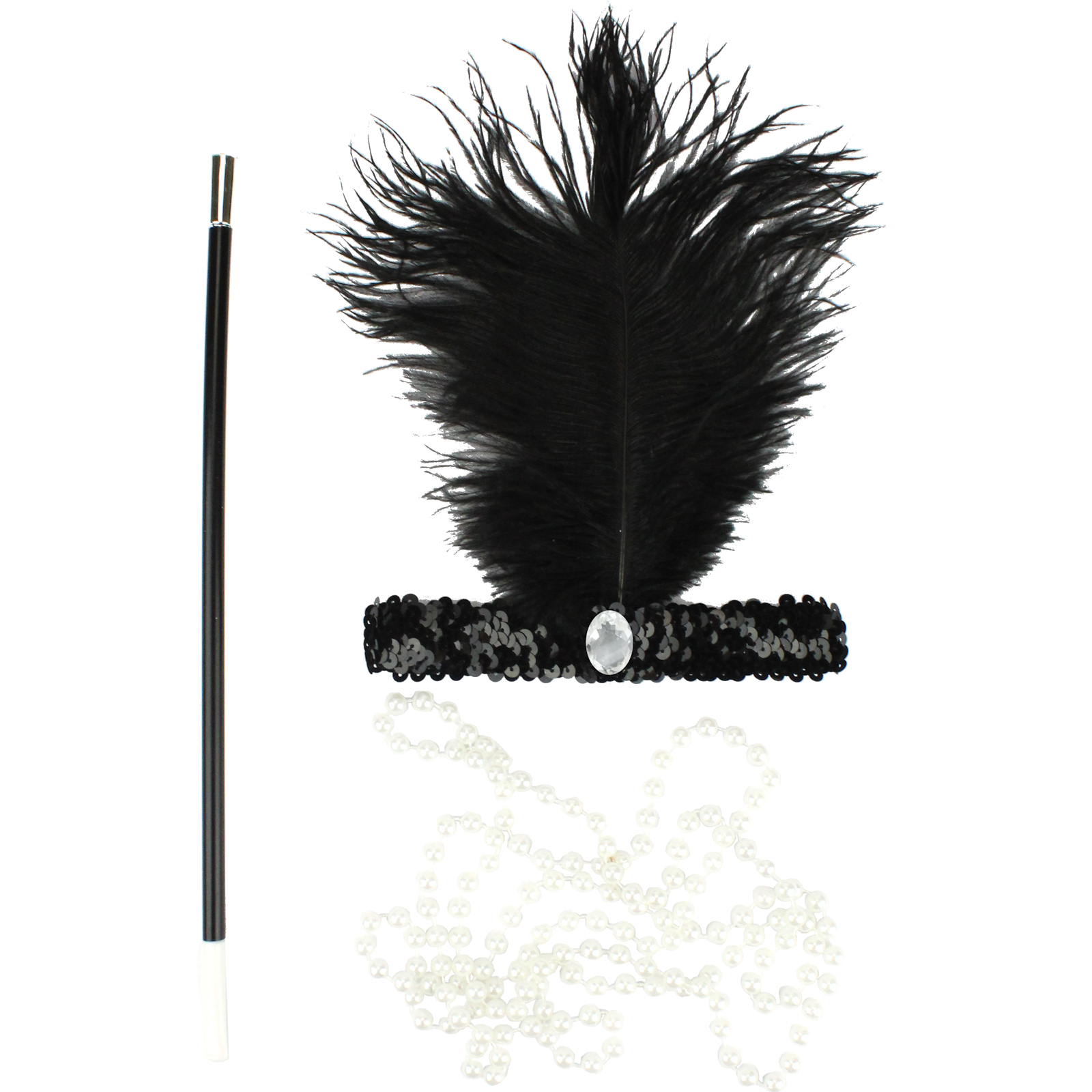 Golden 20's Flapper Costume Accessory Kit