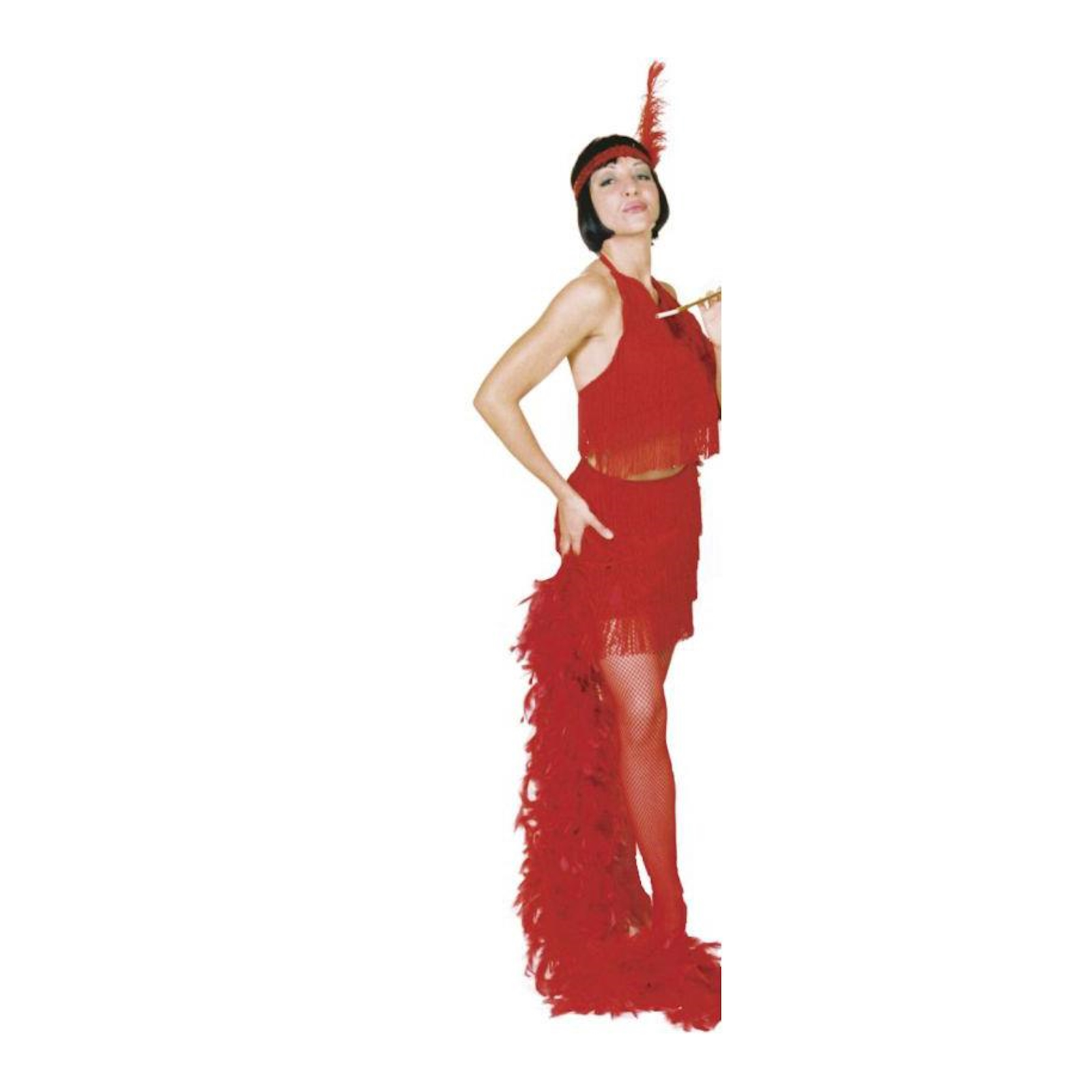 Sexy Red Flapper Adult Costume Small