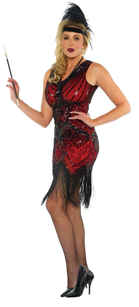 Scarlett Flapper Adult Costume Medium