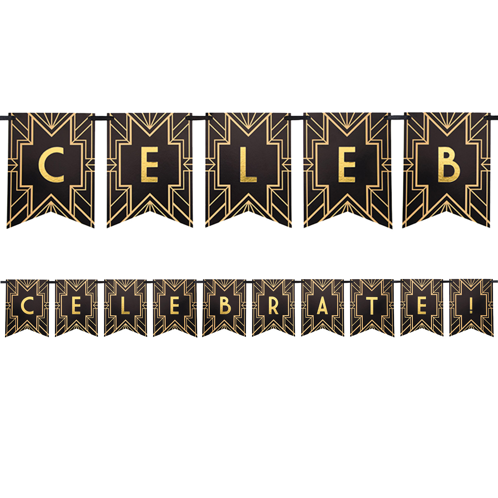 Roaring 20's Personalised Pennant Banner