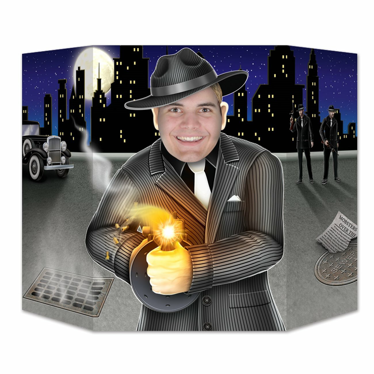 Gangster Party Photo Prop