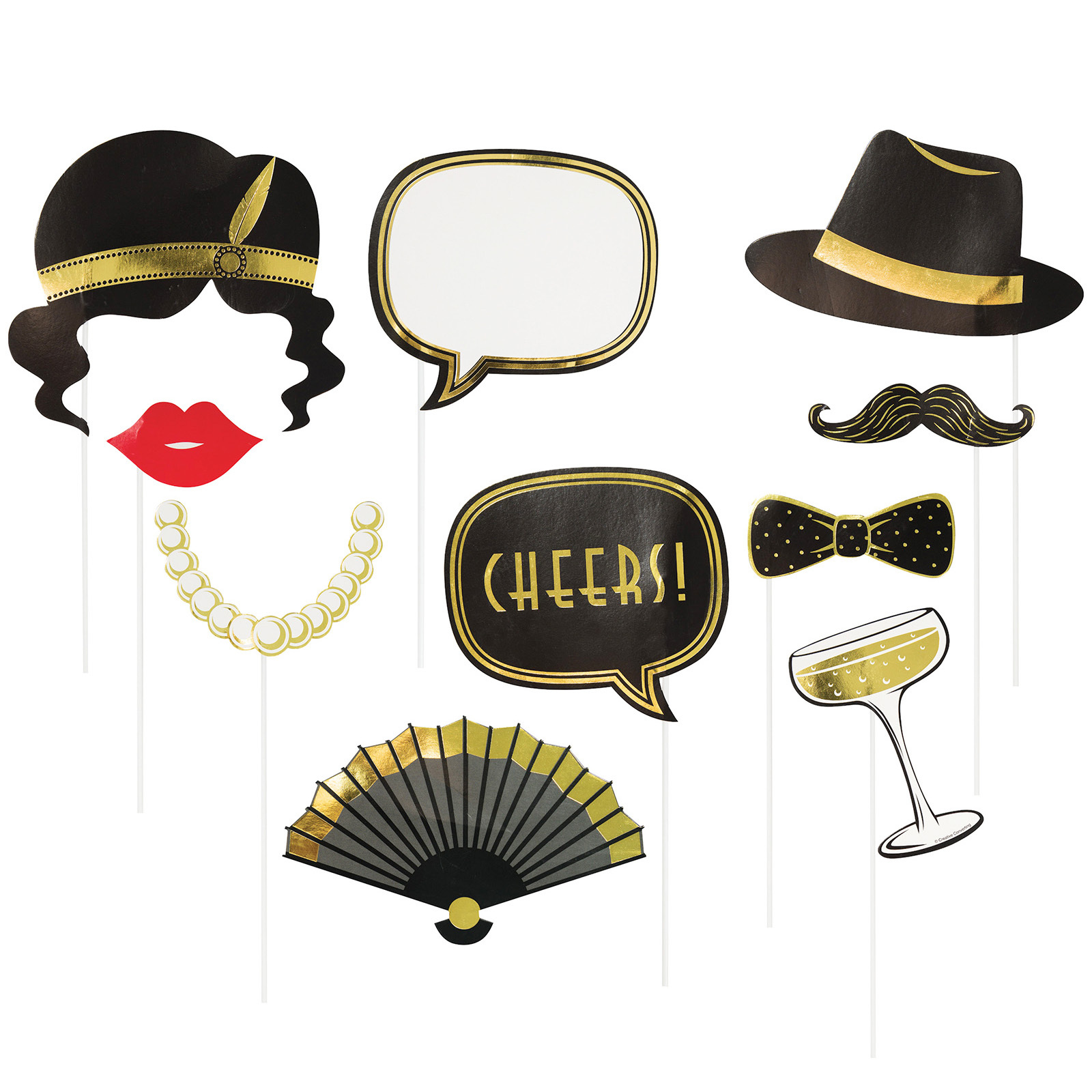 Roaring 20s Photo Booth Props 