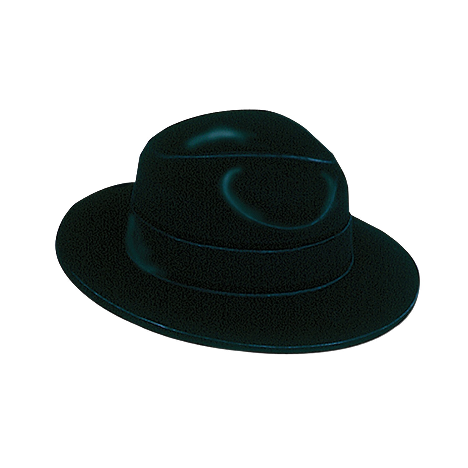 Black Fedora Hat Adult