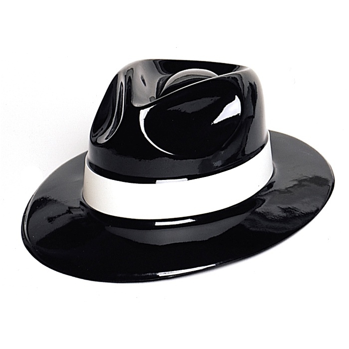 Plastic Gangster Hat Adult