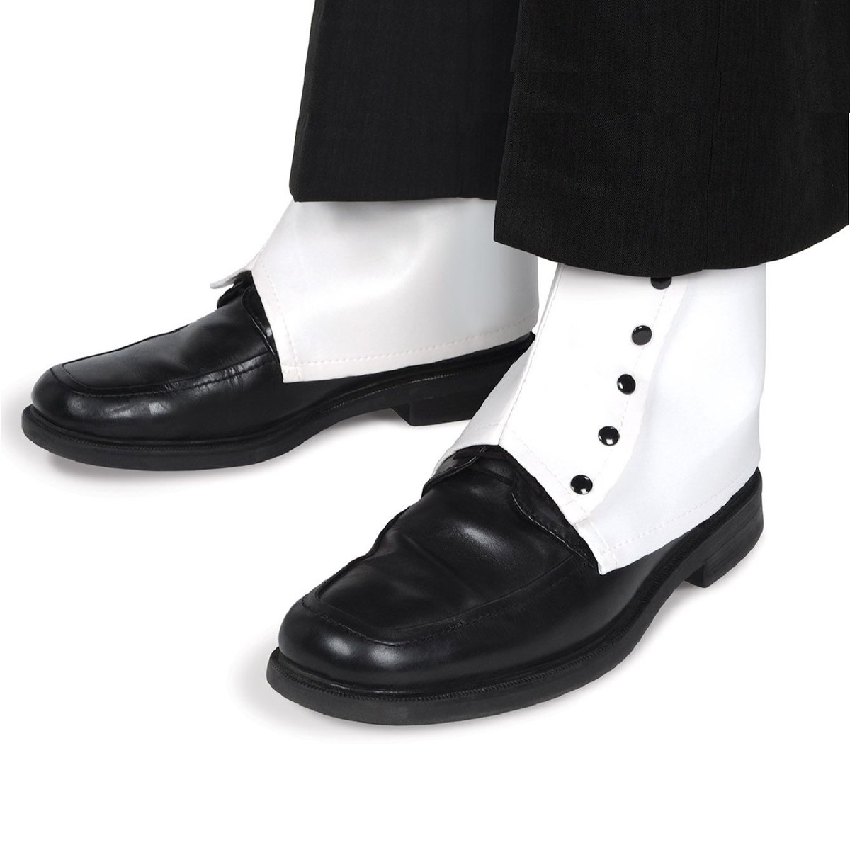 White 20's Gangster Shoe Spats | 20's Gatsby & Gangster | Themed Party ...