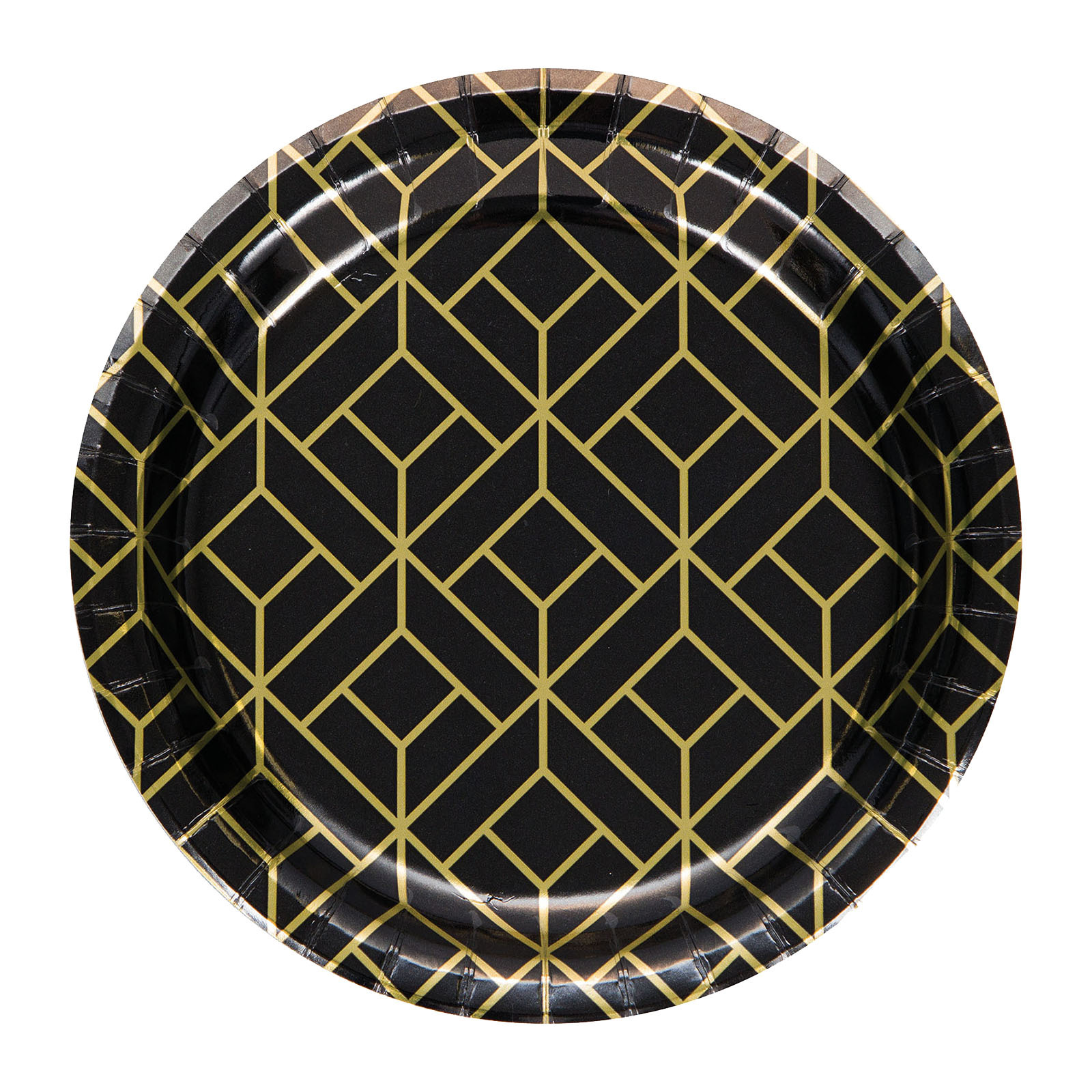 Roaring 20s Small Paper Plates (Pack of 8)