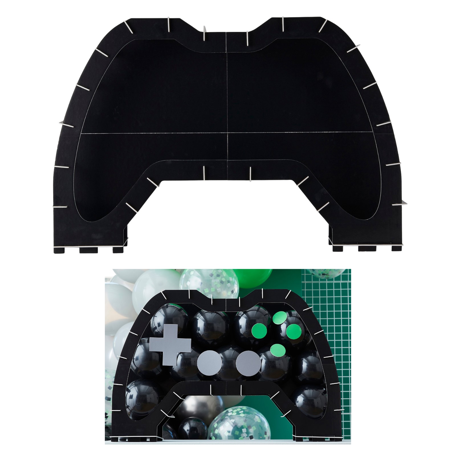 Ginger Ray Game On Controller Balloon Mosaic Frame & Balloons