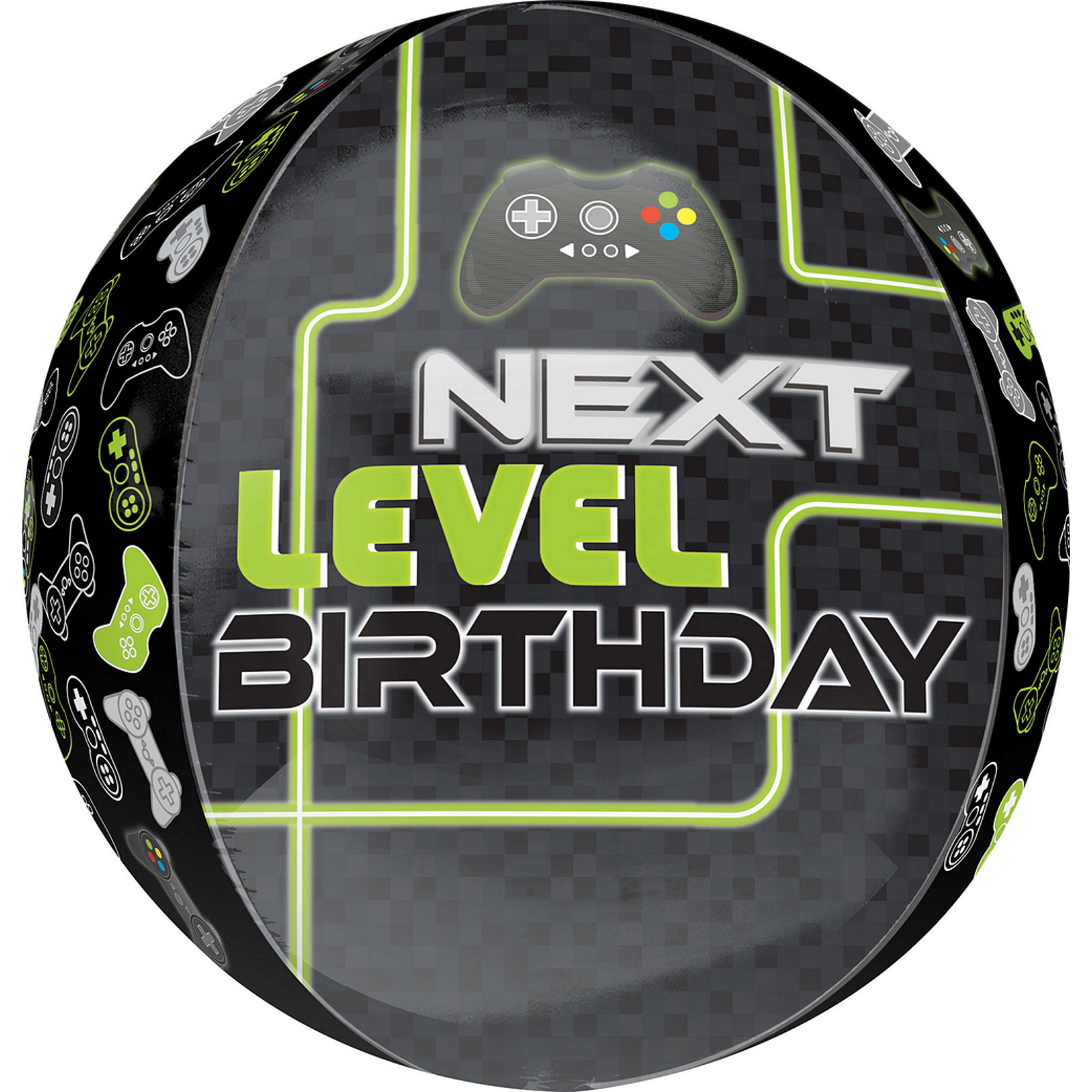 Orbz Level Up Next Level Birthday Helium Balloon