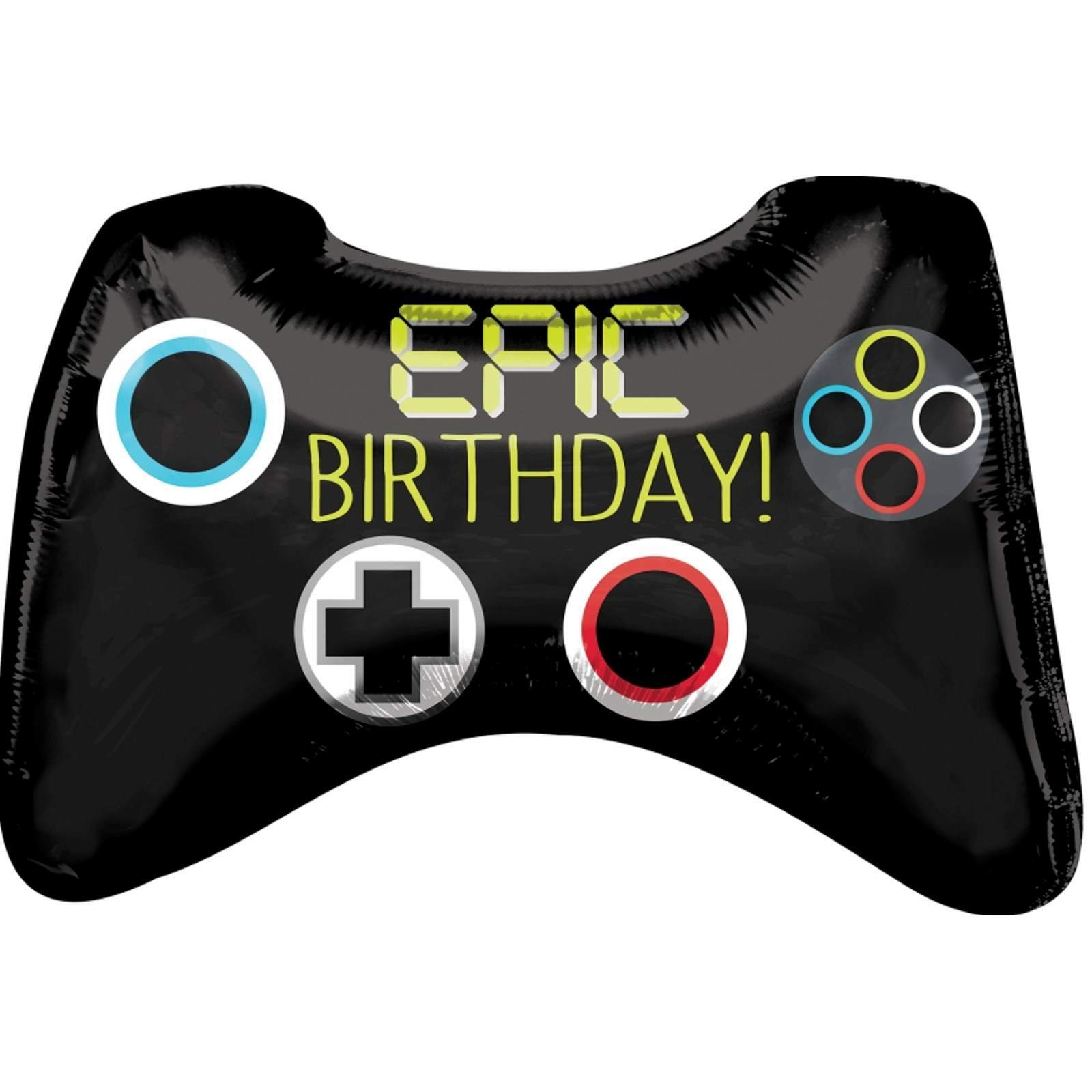 Game Controller Jumbo Supershape Helium Foil Balloon 71cm 