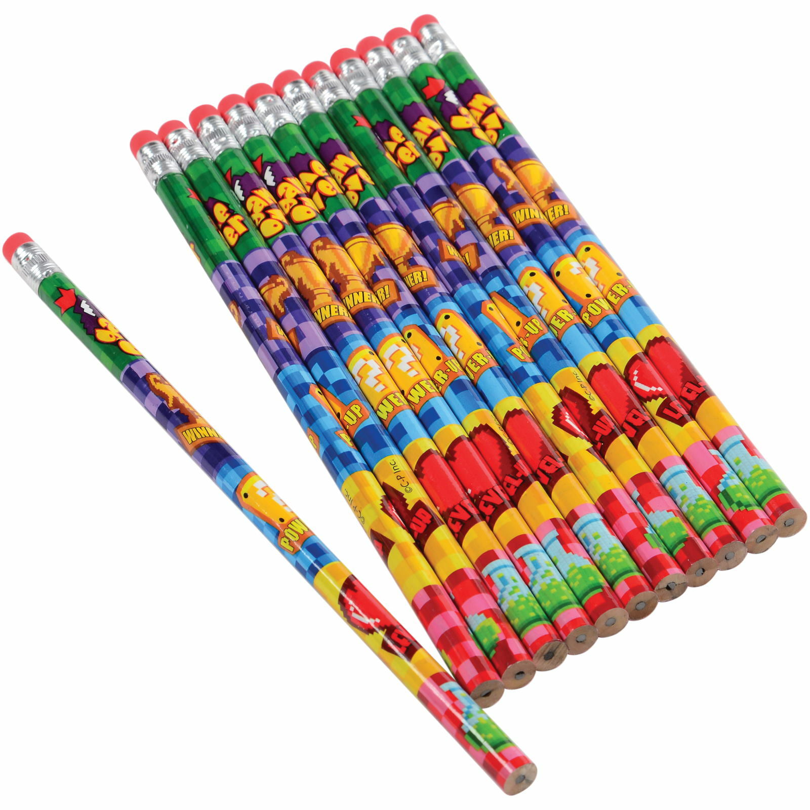 Power Up Pencils (Pack of 12)