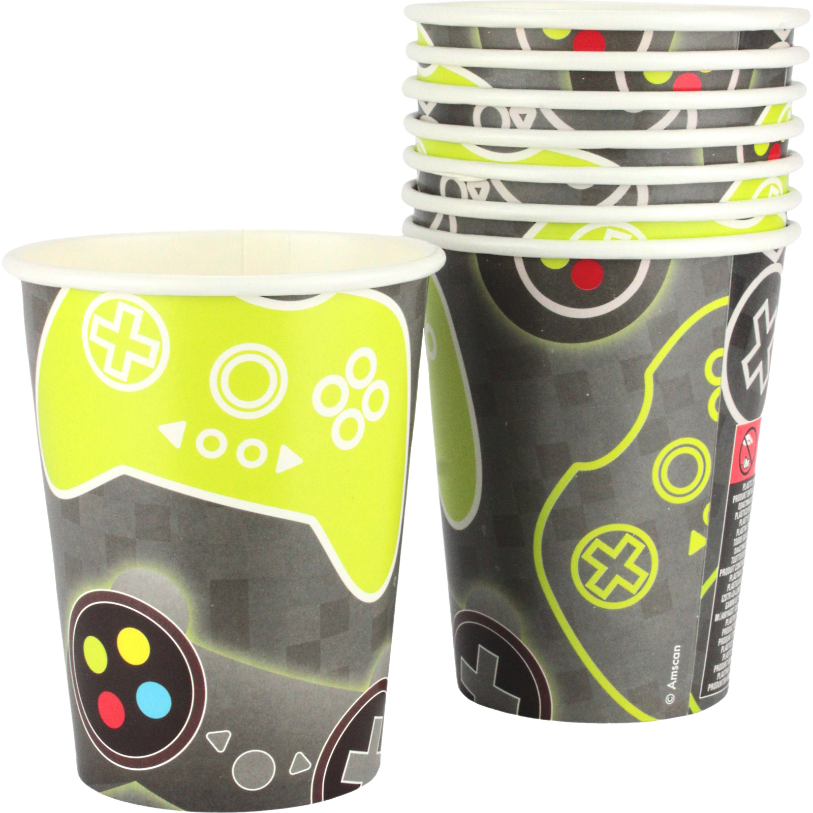 Level Up Paper Cups (Pack of 8)