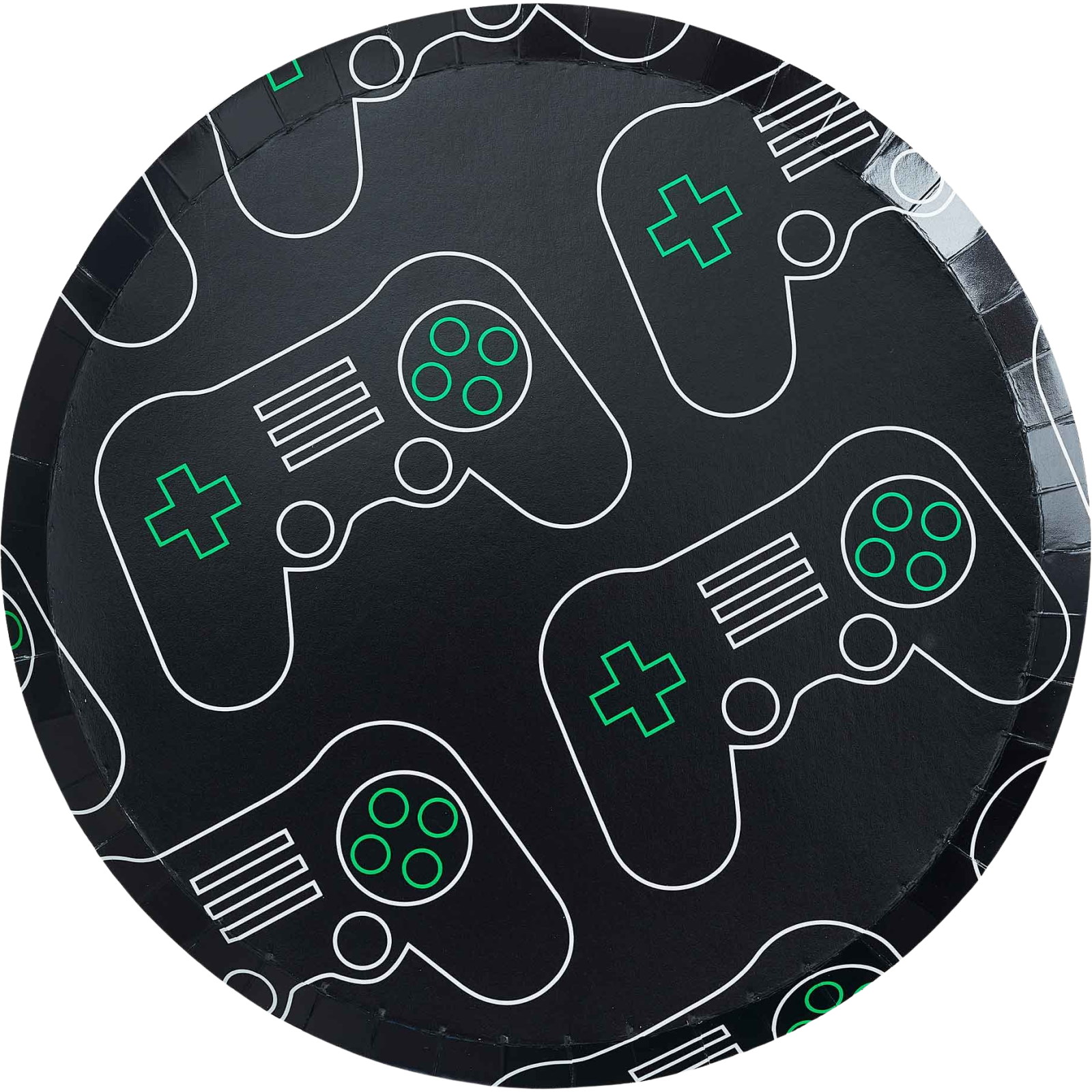 Ginger Ray Game On Large Paper Plates (Pack of 8)