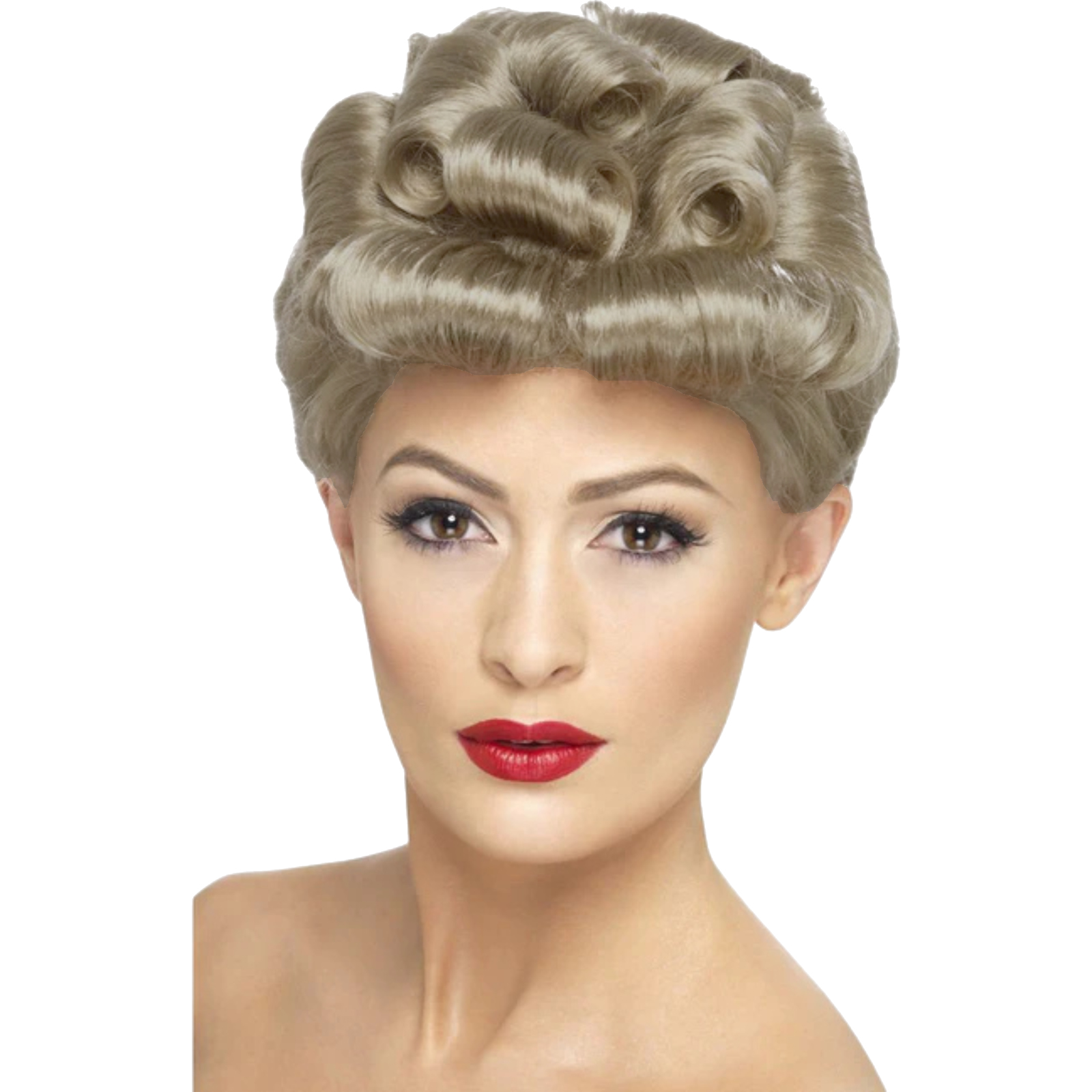 Adult 1940's Vintage Blonde Wig