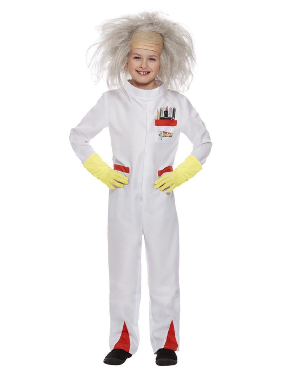 Back to the Future Doc Brown Child Costume Large