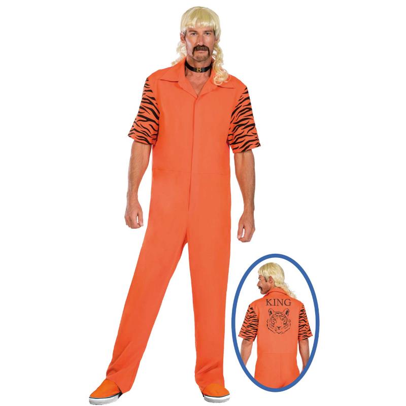 Big Cat Convict Adult Costume Large
