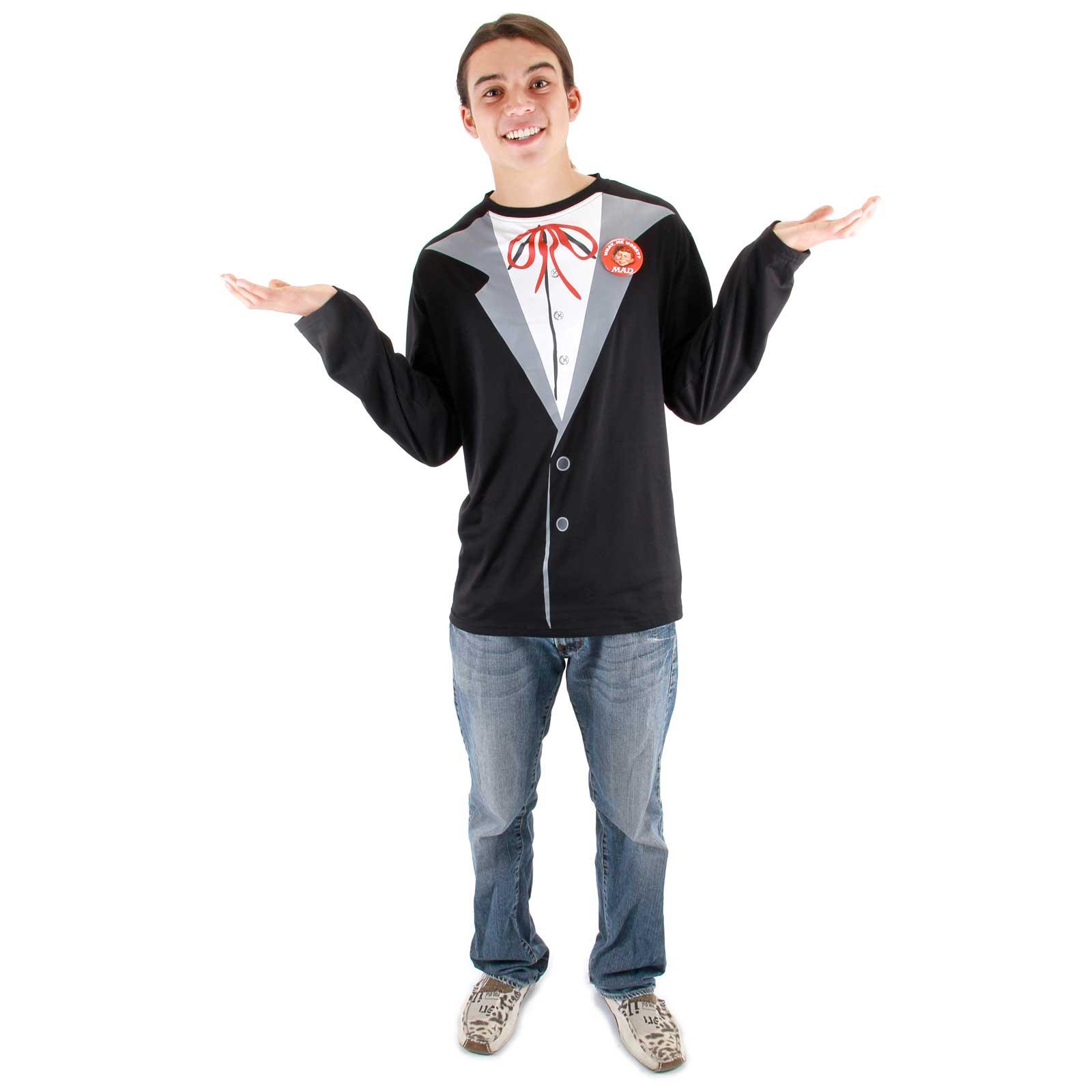 Mad Magazine Alfred E. Neuman Adult Costume L/XL