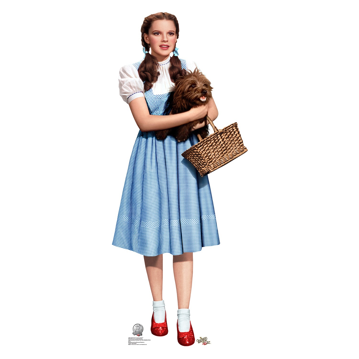 Dorothy and Toto Stand Up Photo Prop
