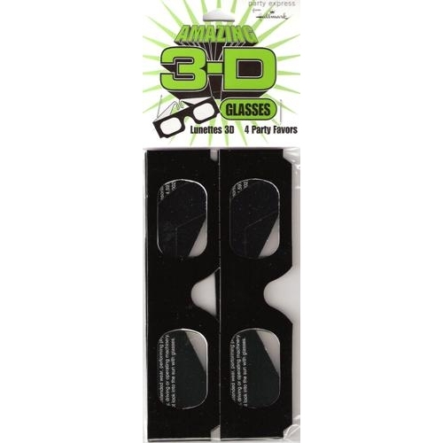 3D Glasses (Pack of 4)