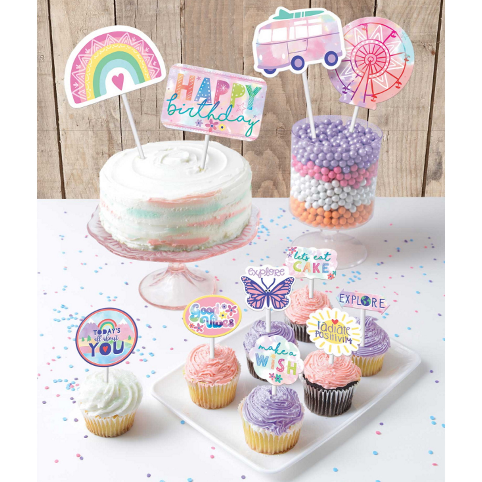 Girl-Chella Cake Topper Kit (Pack of 12)