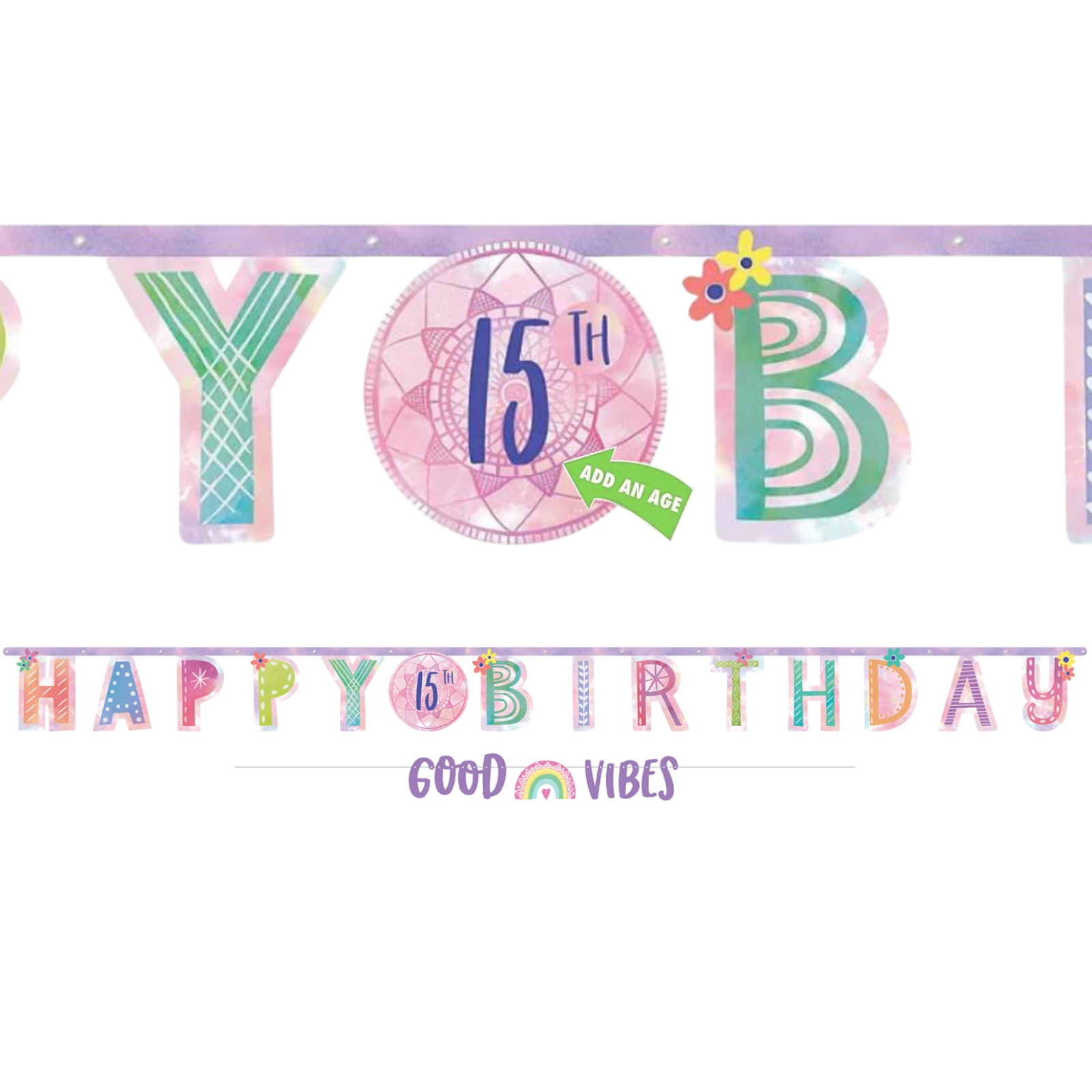 Girl-Chella Jumbo Add an Age Banner Kit