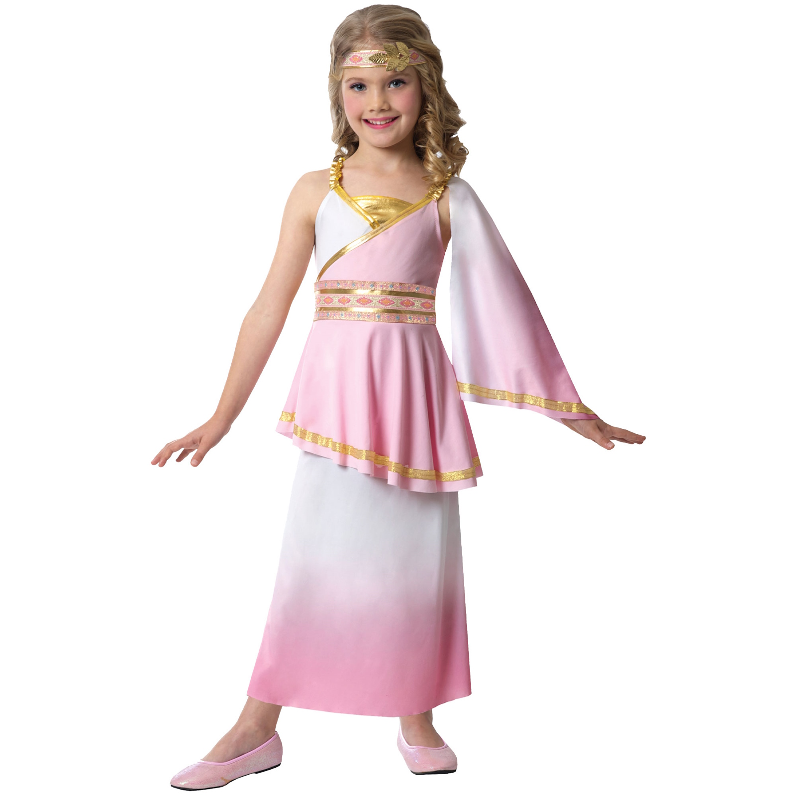 Roman Goddess Girls Costume 8-10 Years