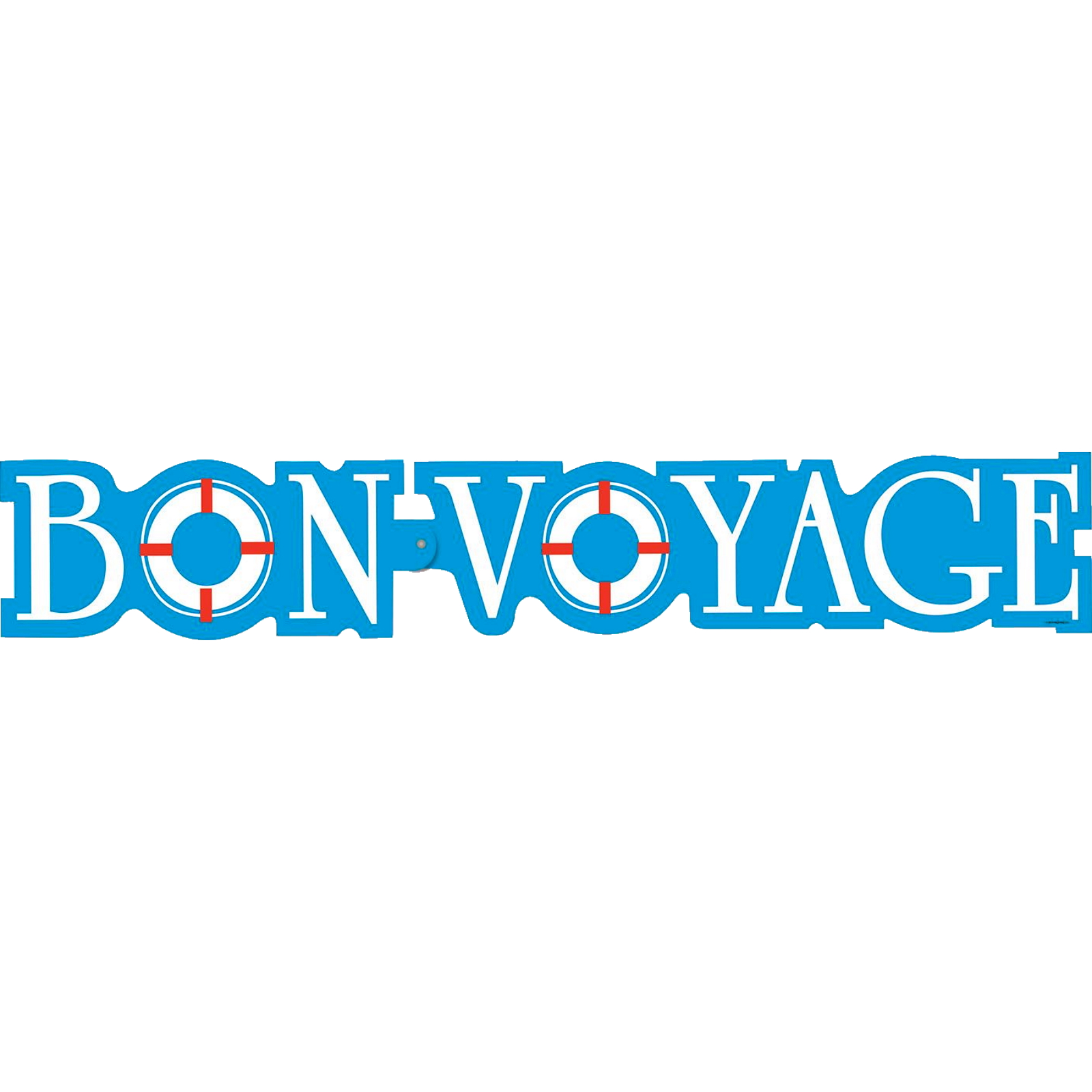 Bon Voyage Jointed Banner 94cm 