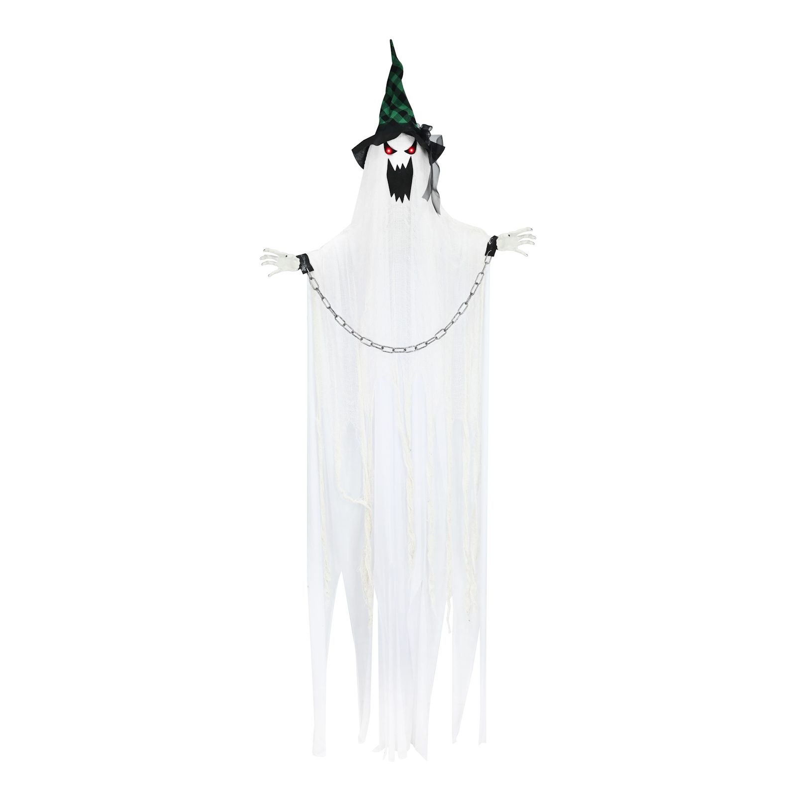 Animated Chained Ghost Hanging Decoration 1.8m