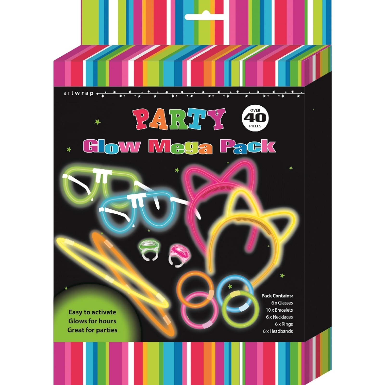 Glow Jewellery Mega Pack (40 pieces)