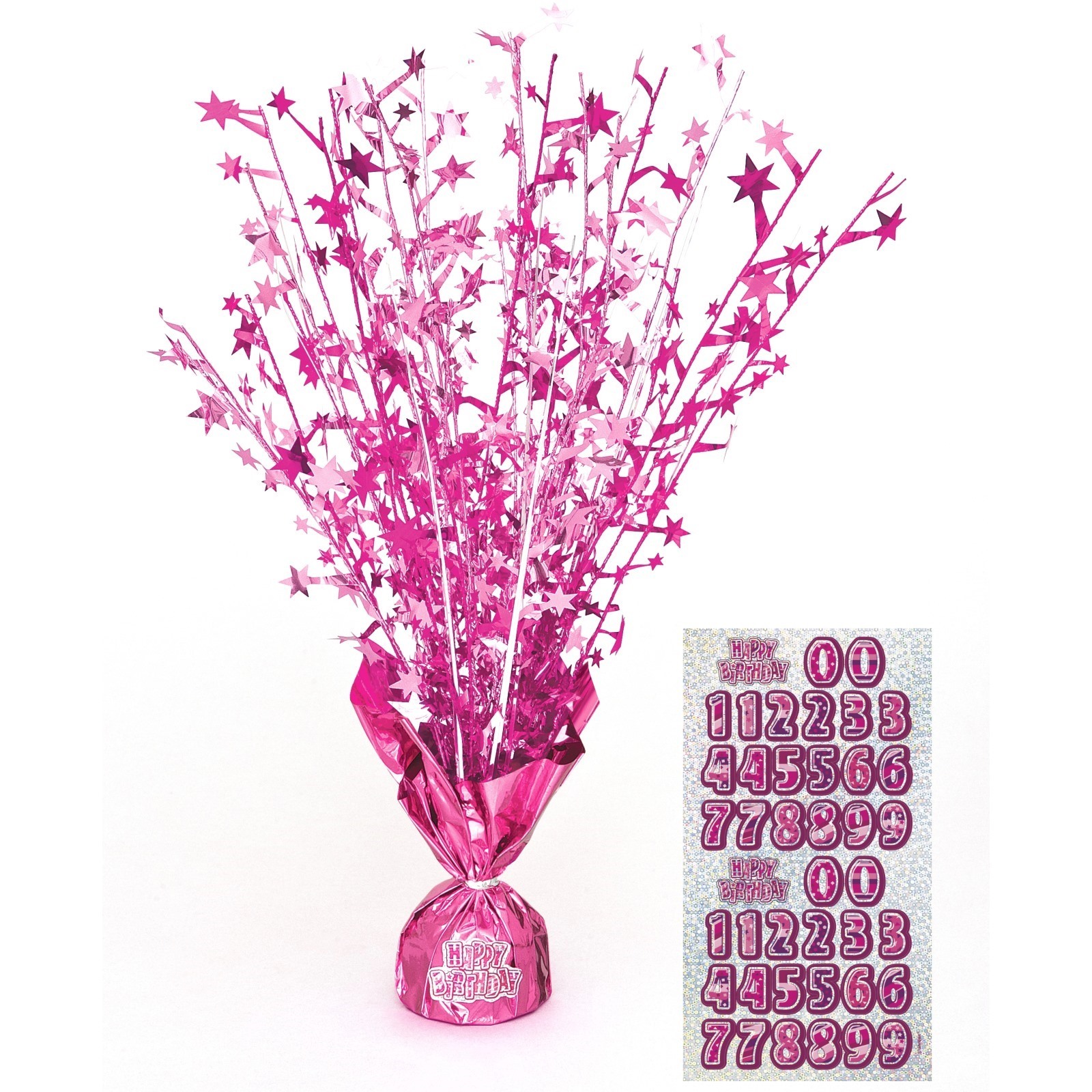 Glitz Pink Balloon Weight Centrepiece